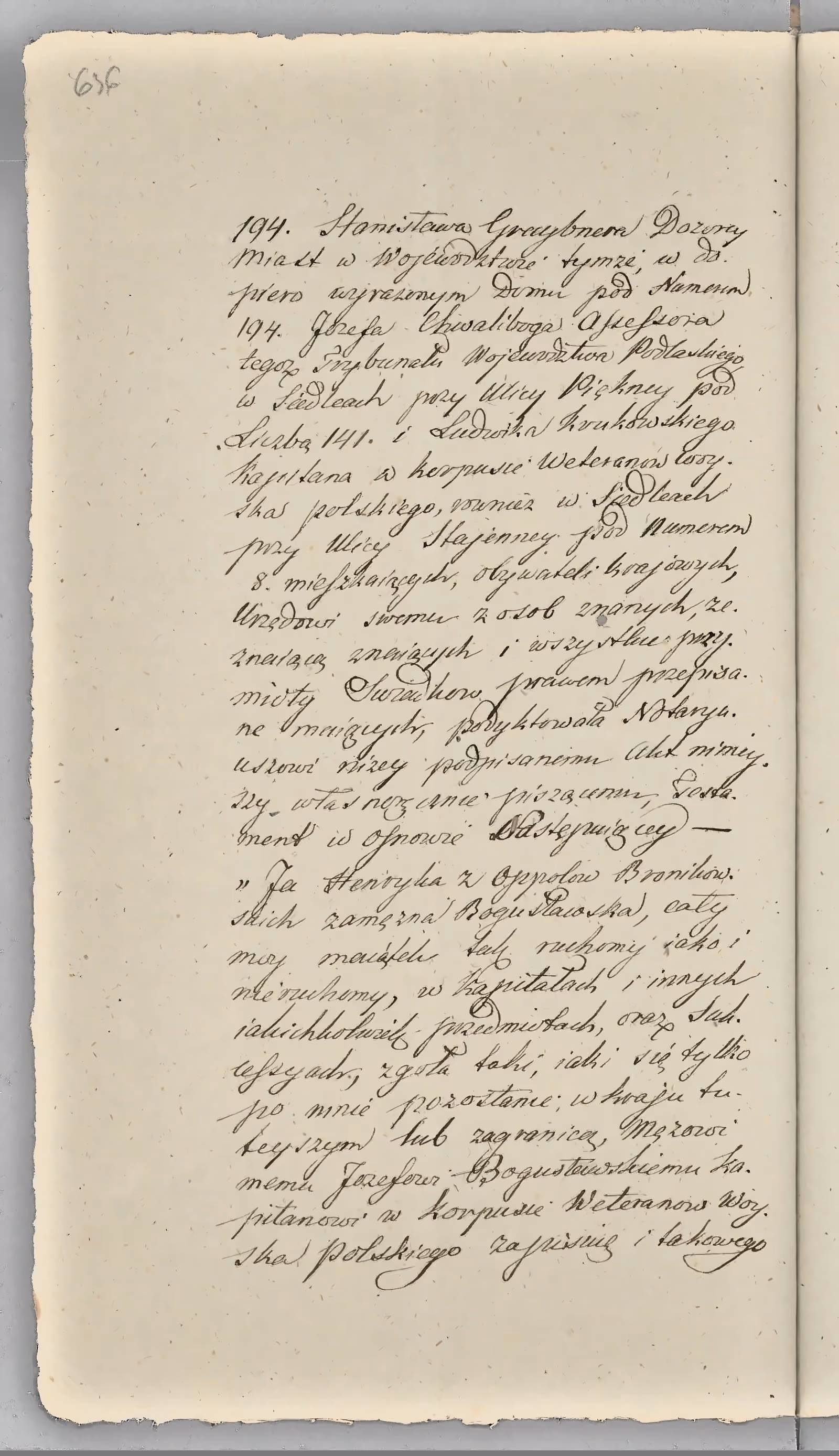 Chojnacki 258/1820, s. 2