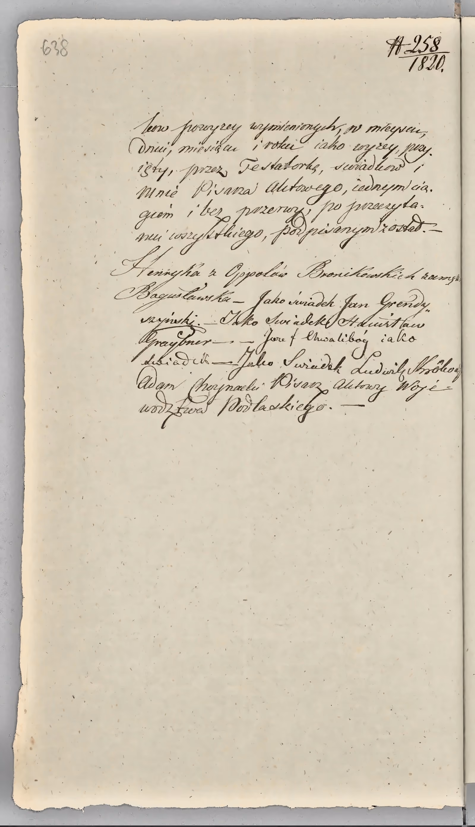 Chojnacki 258/1820, s. 4