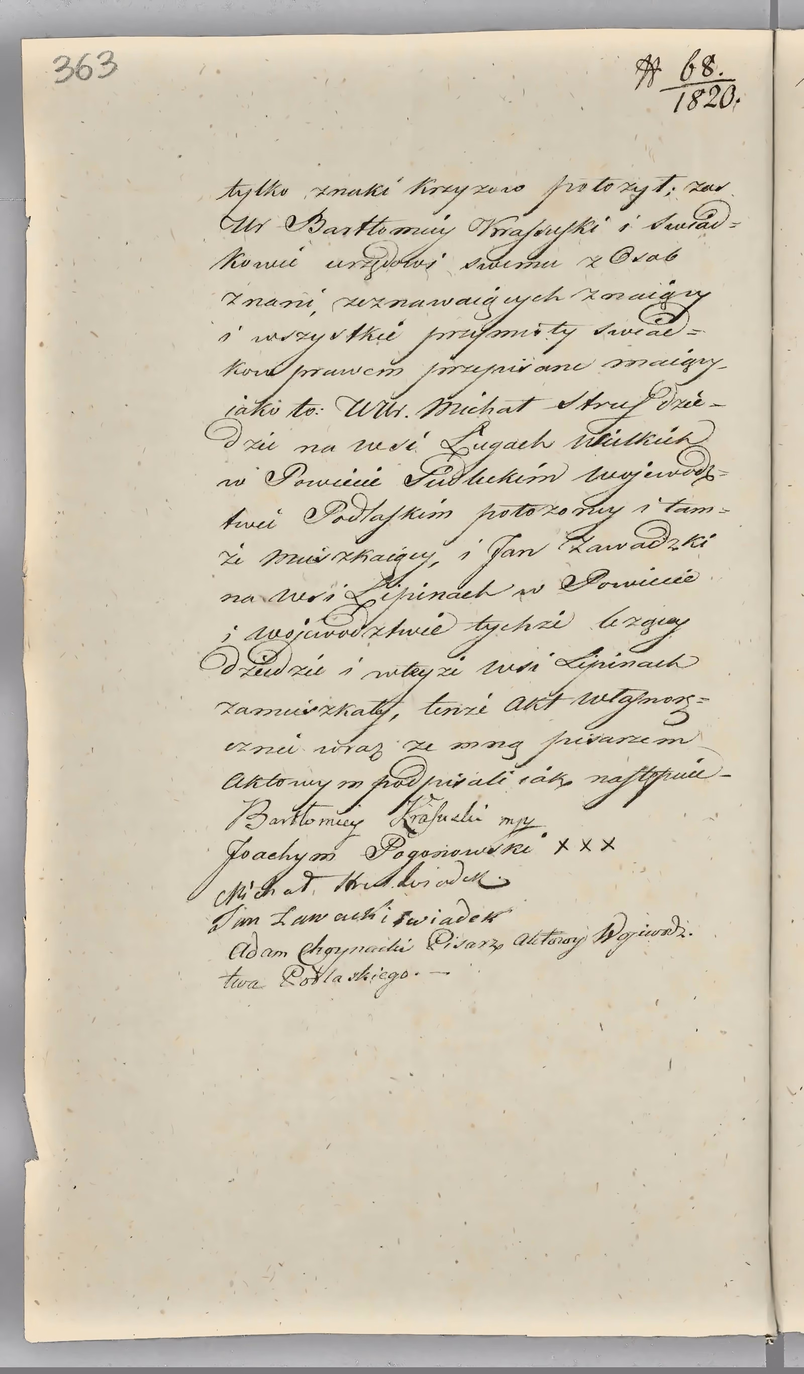 Chojnacki 68/1820, s. 4