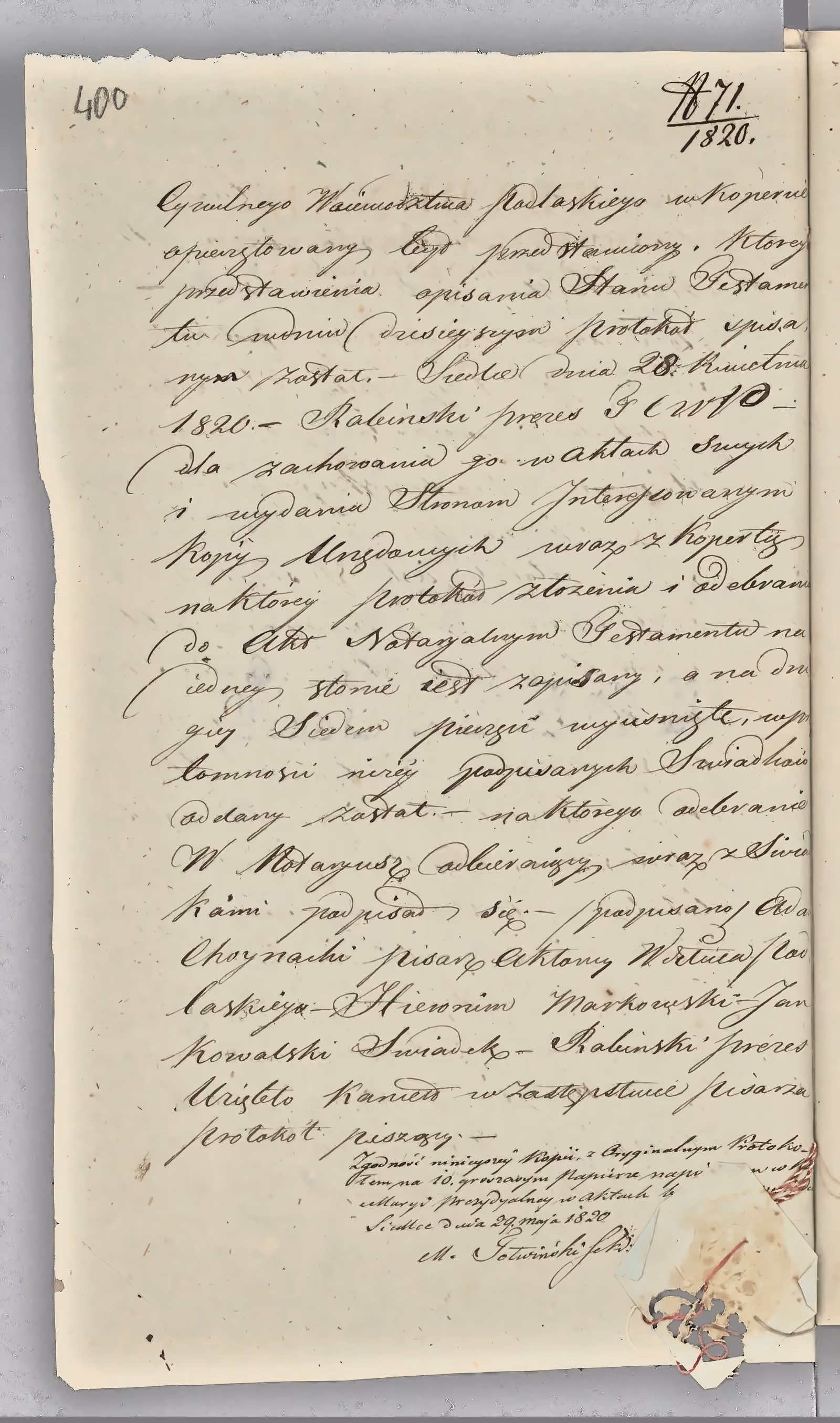 Chojnacki 71/1820, s. 23
