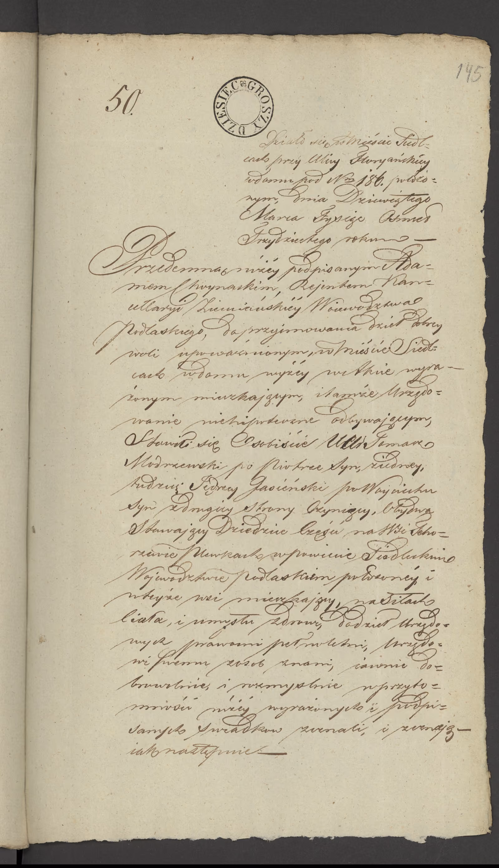 Chojnacki 50/1830, s. 1