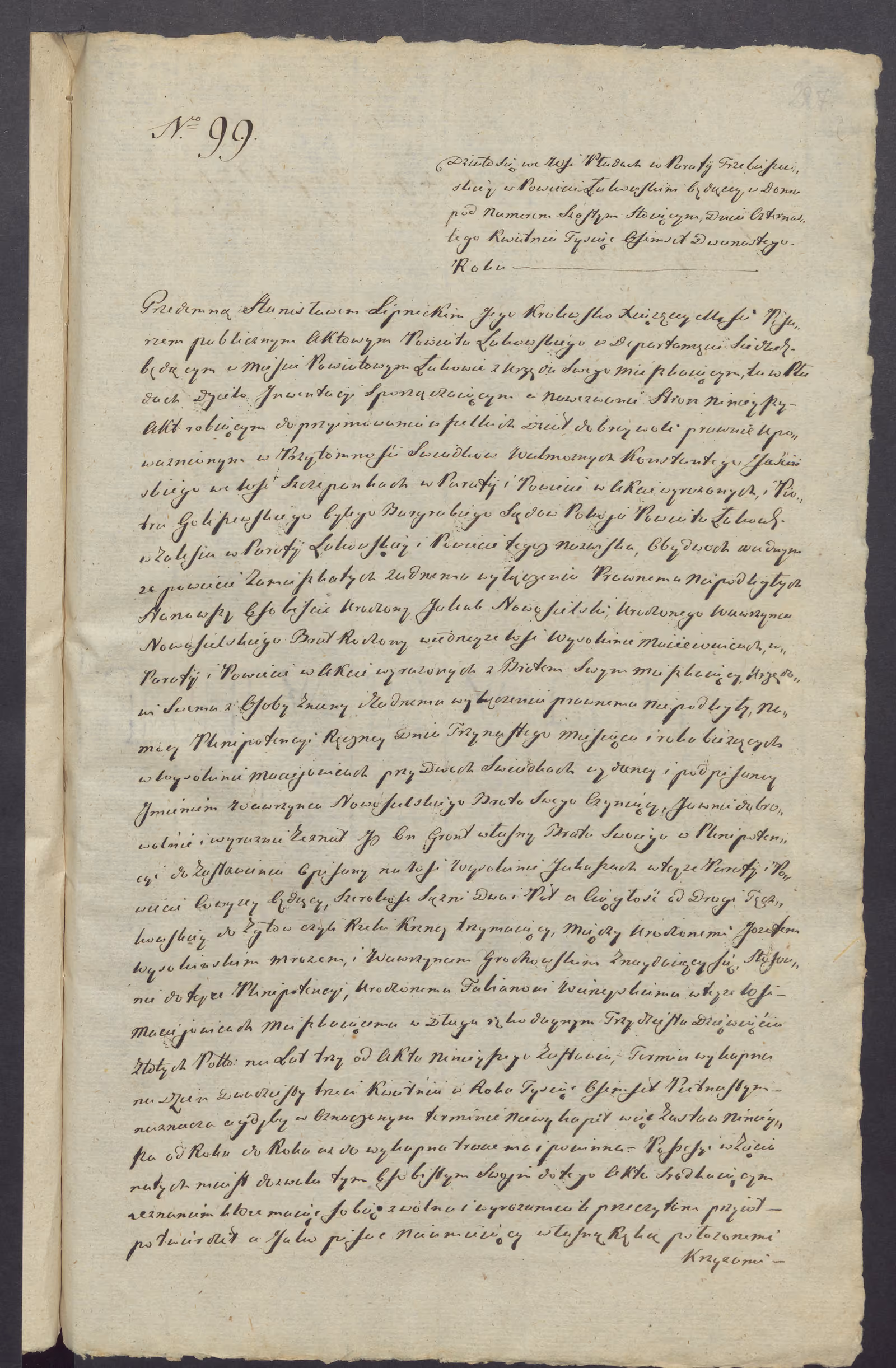 Lipnicki 99/1812, s. 1