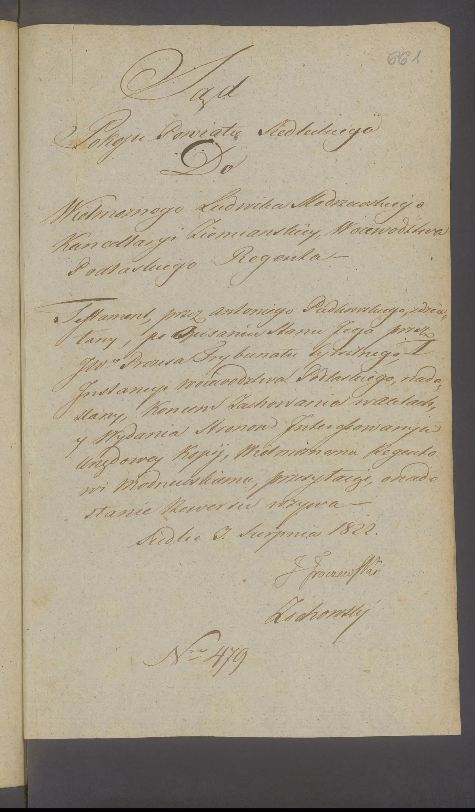 Modrzewski 194/1822, s. 1