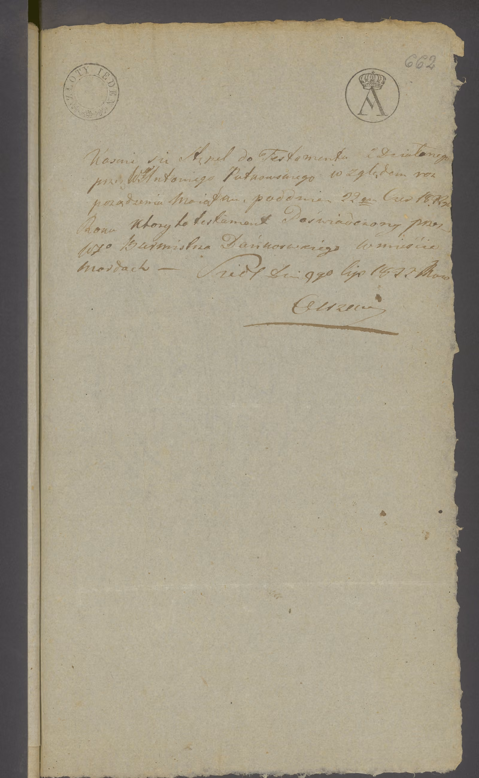 Modrzewski 194/1822, s. 2