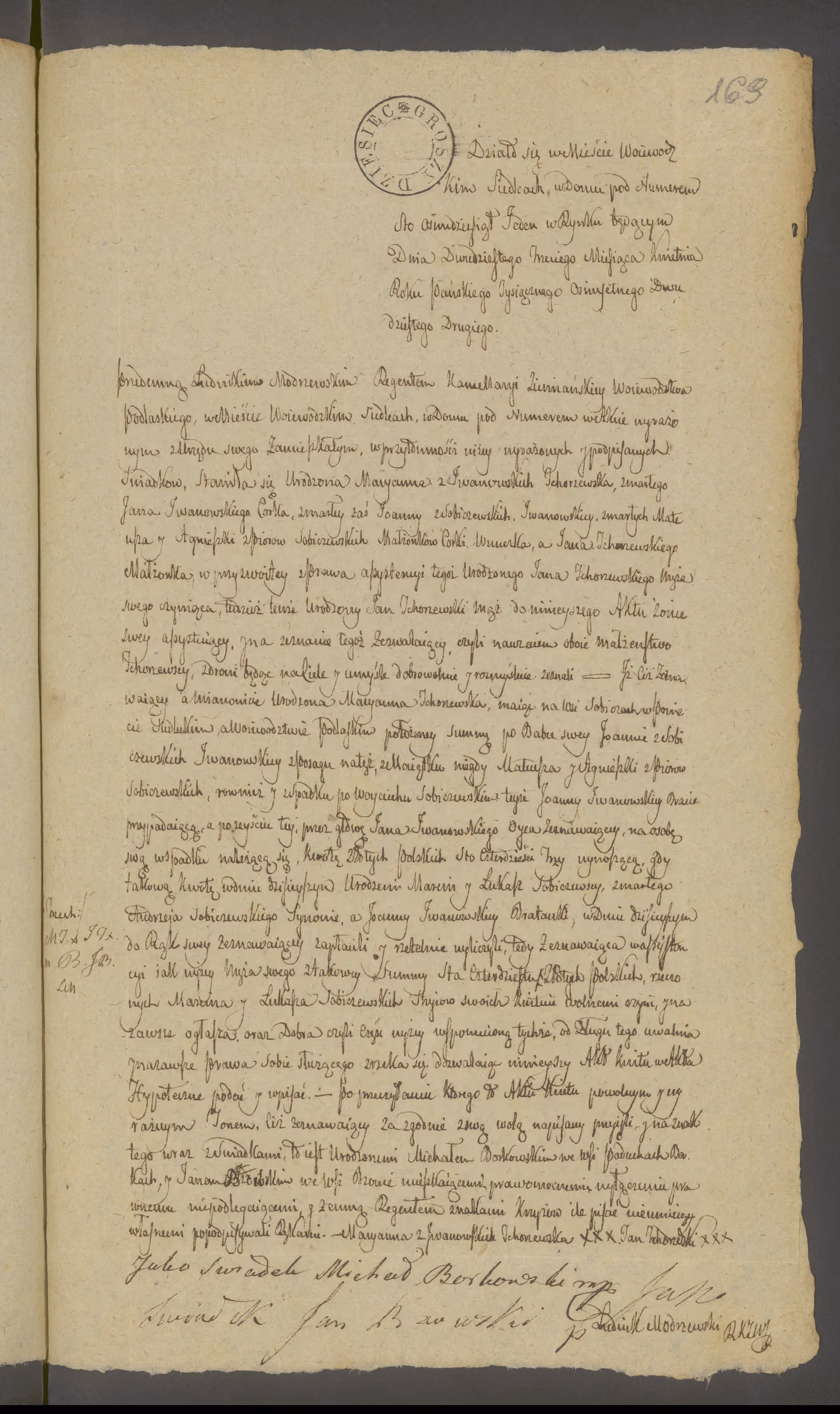Modrzewski 51/1822, s. 1