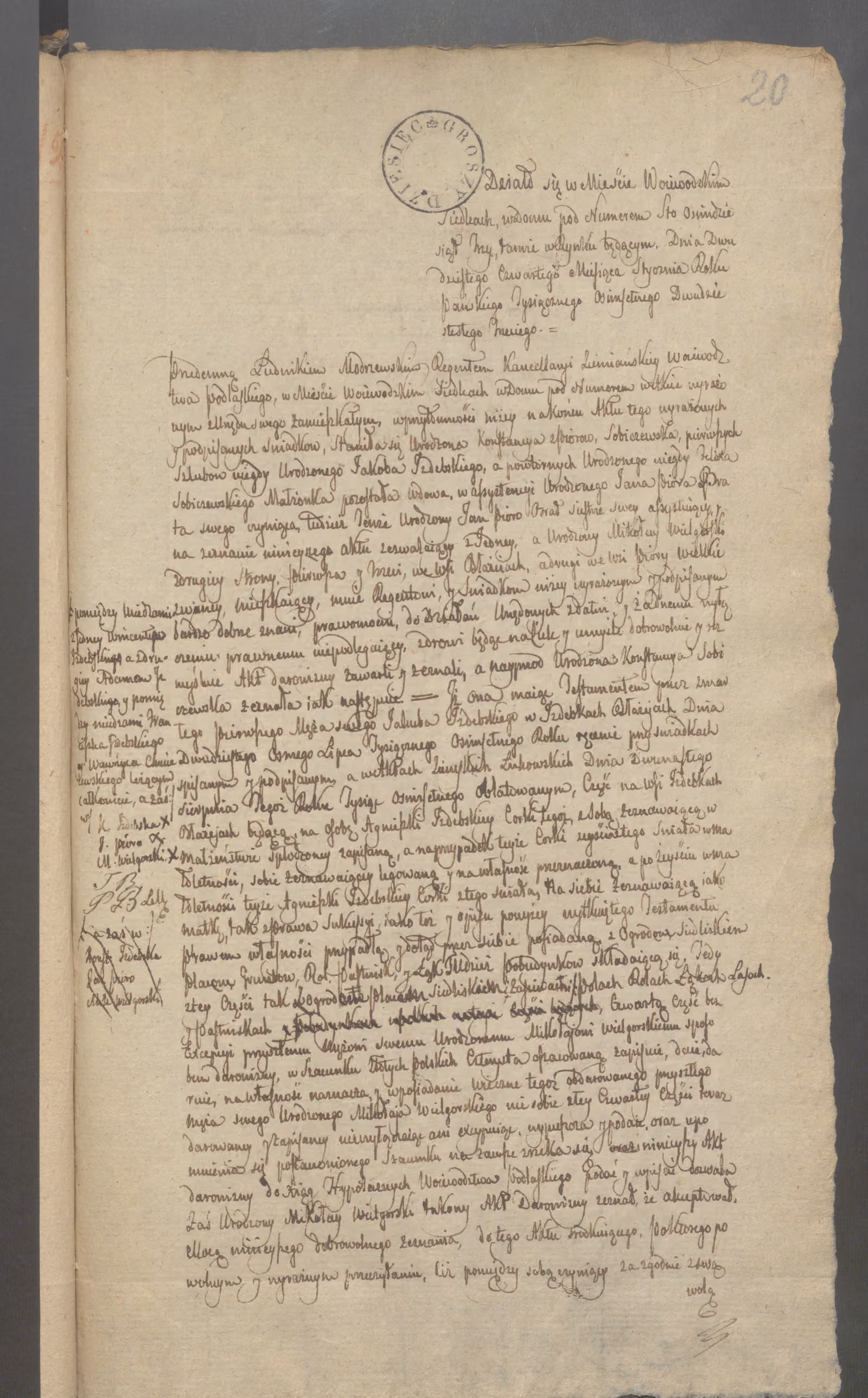 Modrzewski 12/1823, s. 1