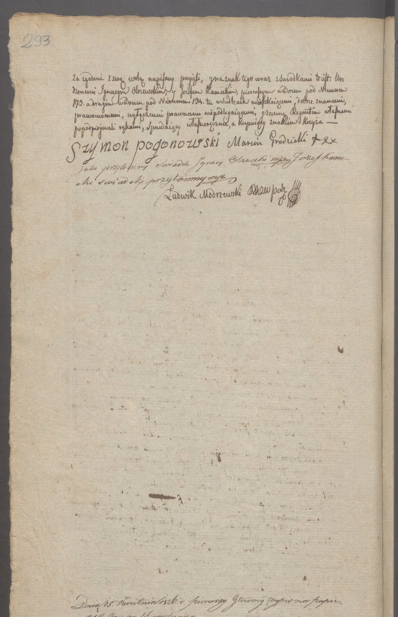 Modrzewski 129/1823, s. 2