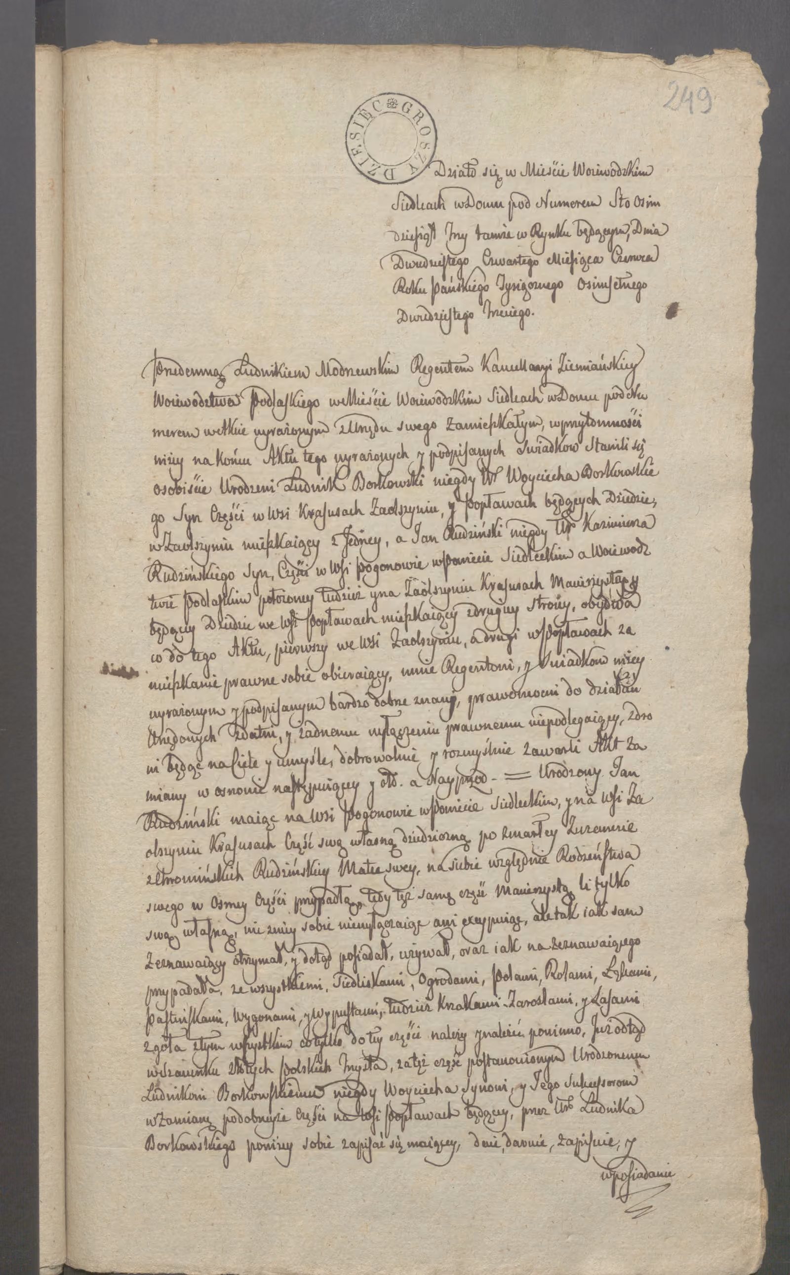 Modrzewski 146/1823, s. 1
