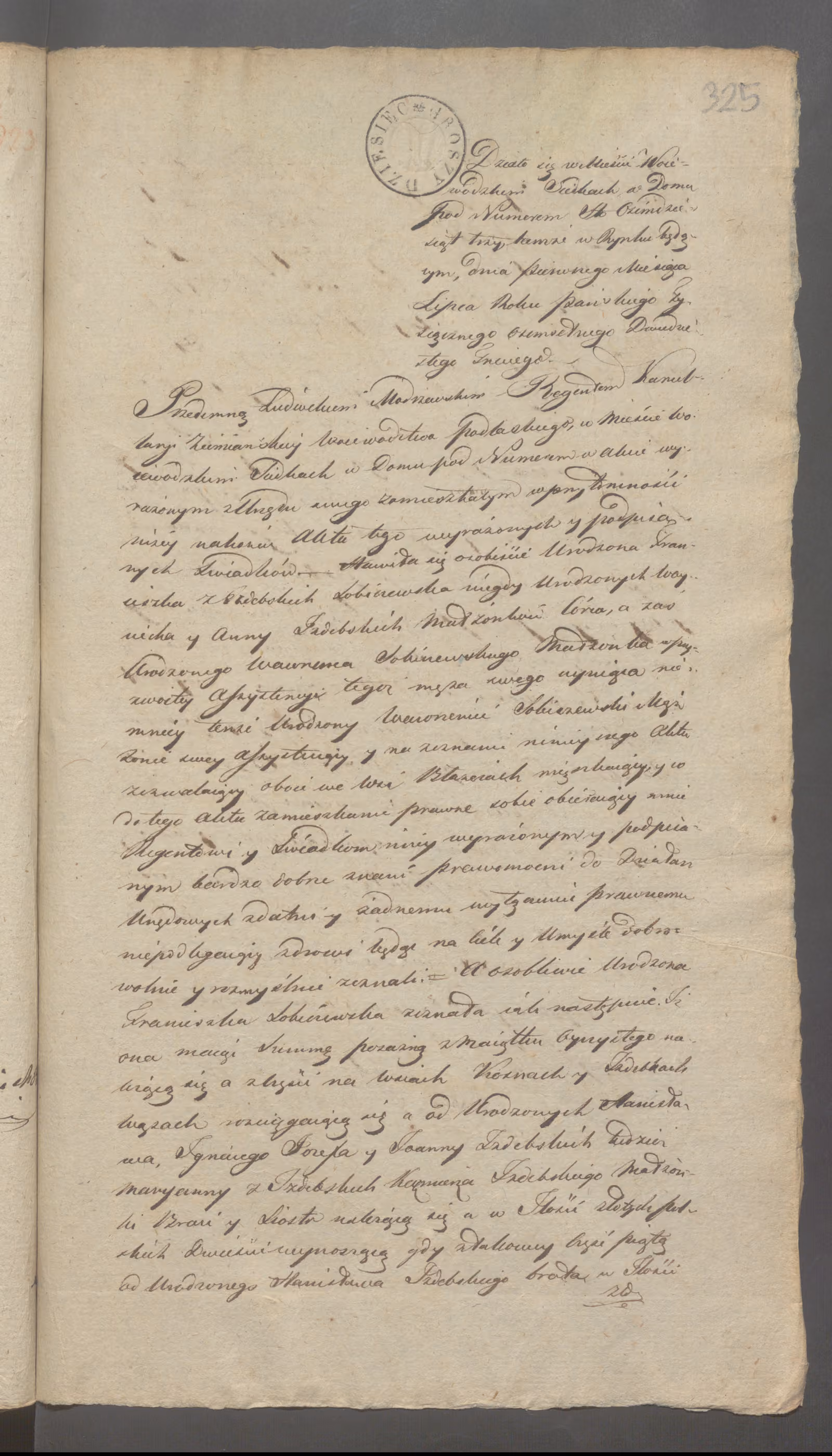 Modrzewski 169/1823, s. 1