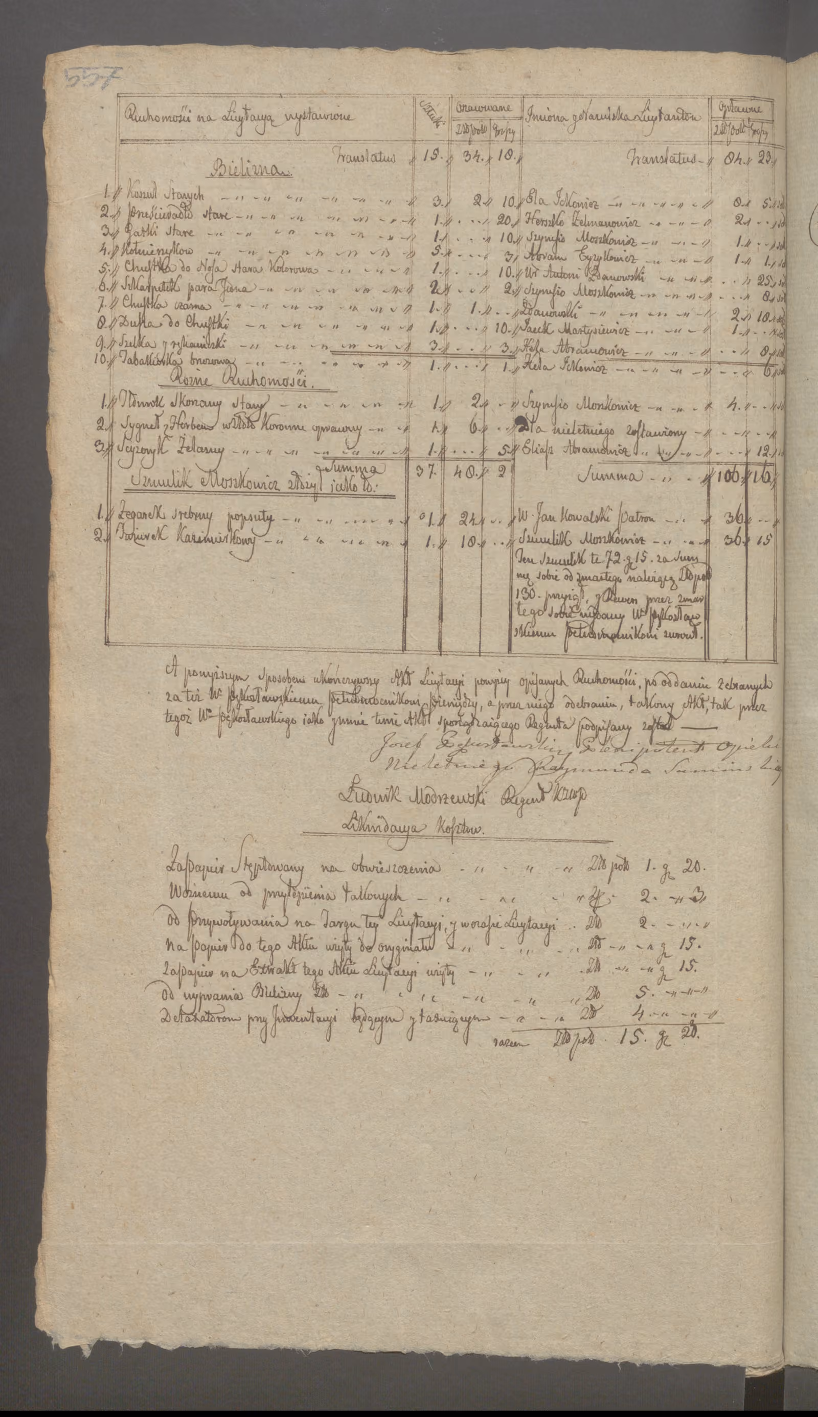 Modrzewski 262/1823, s. 2