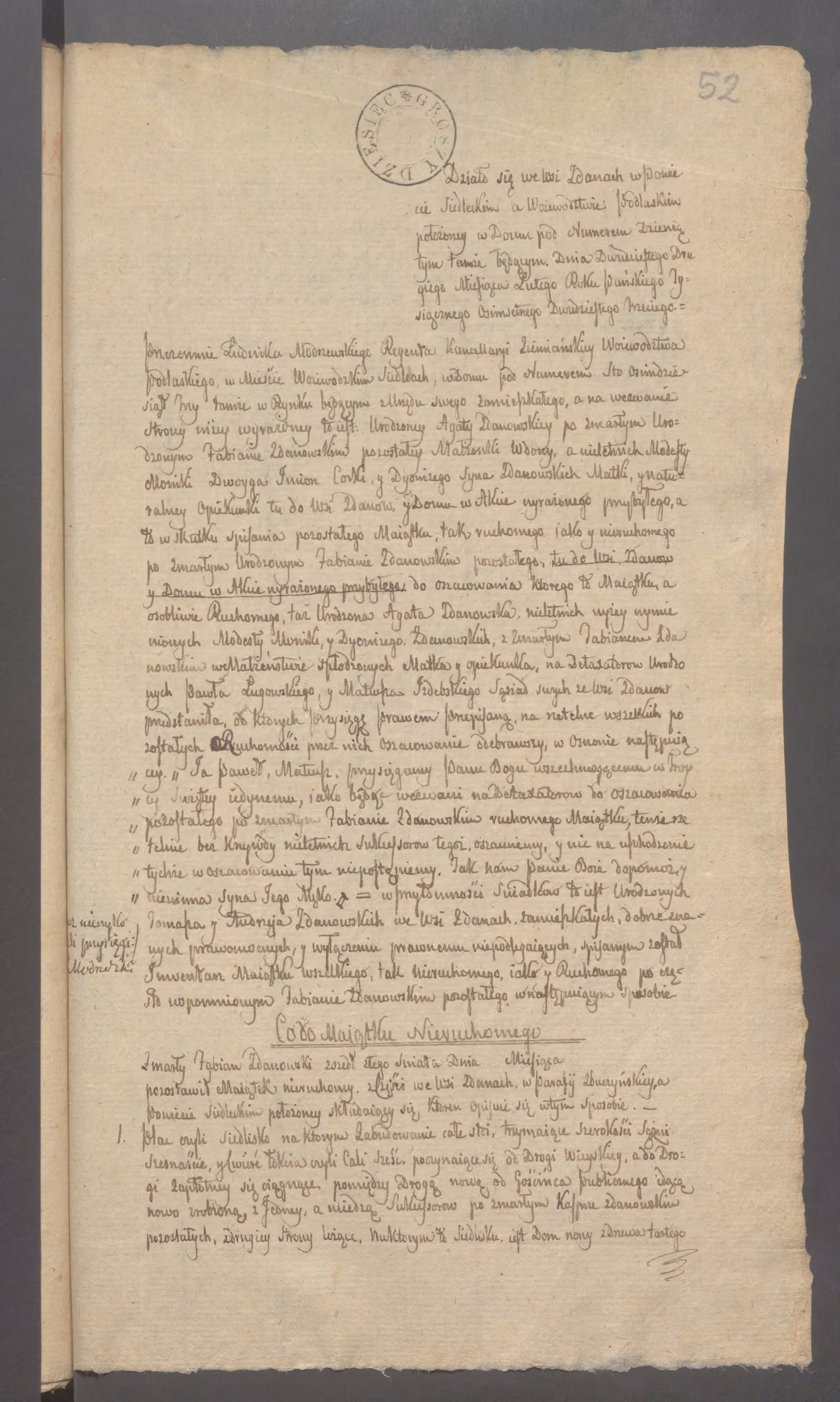 Modrzewski 28/1823, s. 1