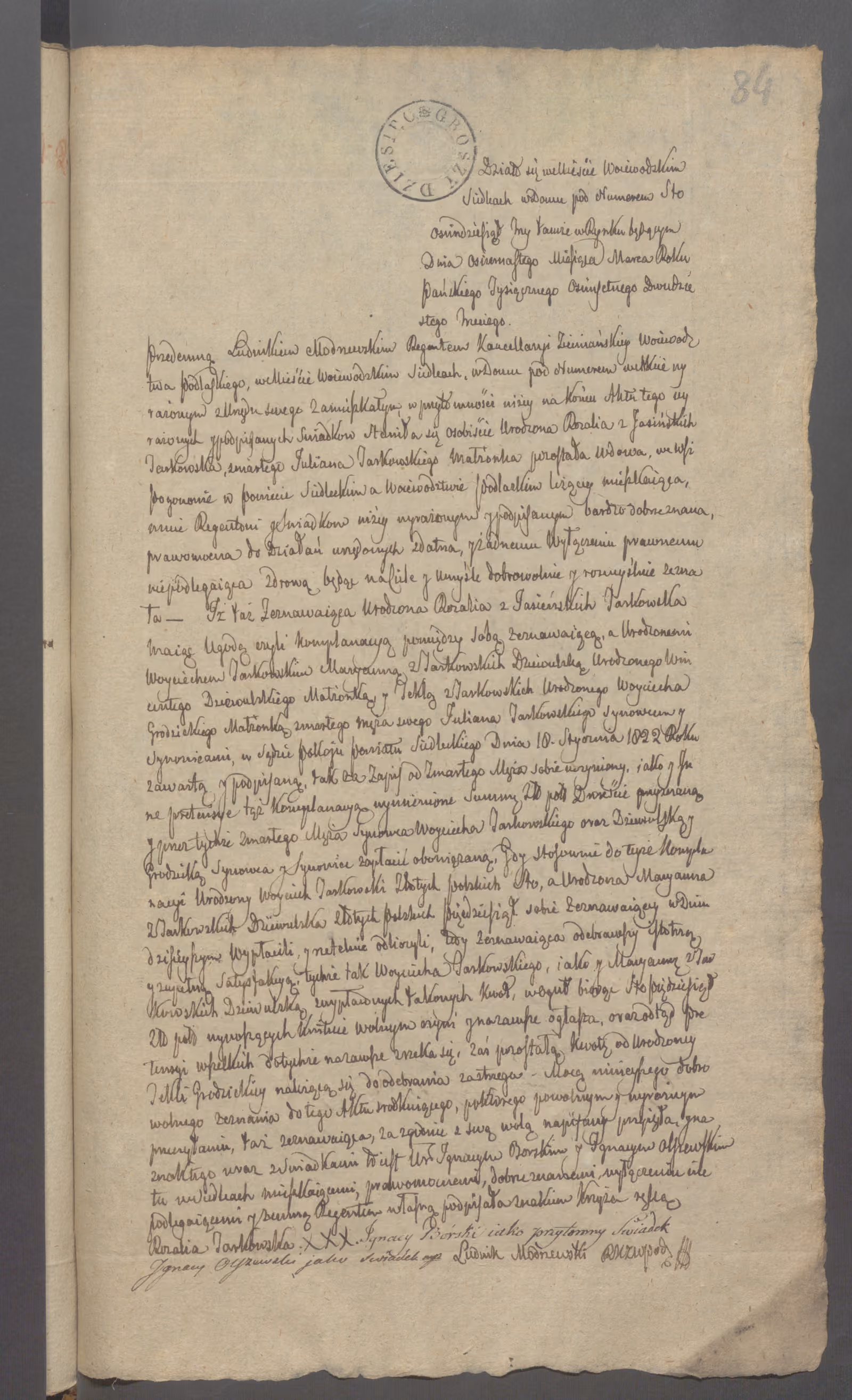 Modrzewski 40/1823, s. 1