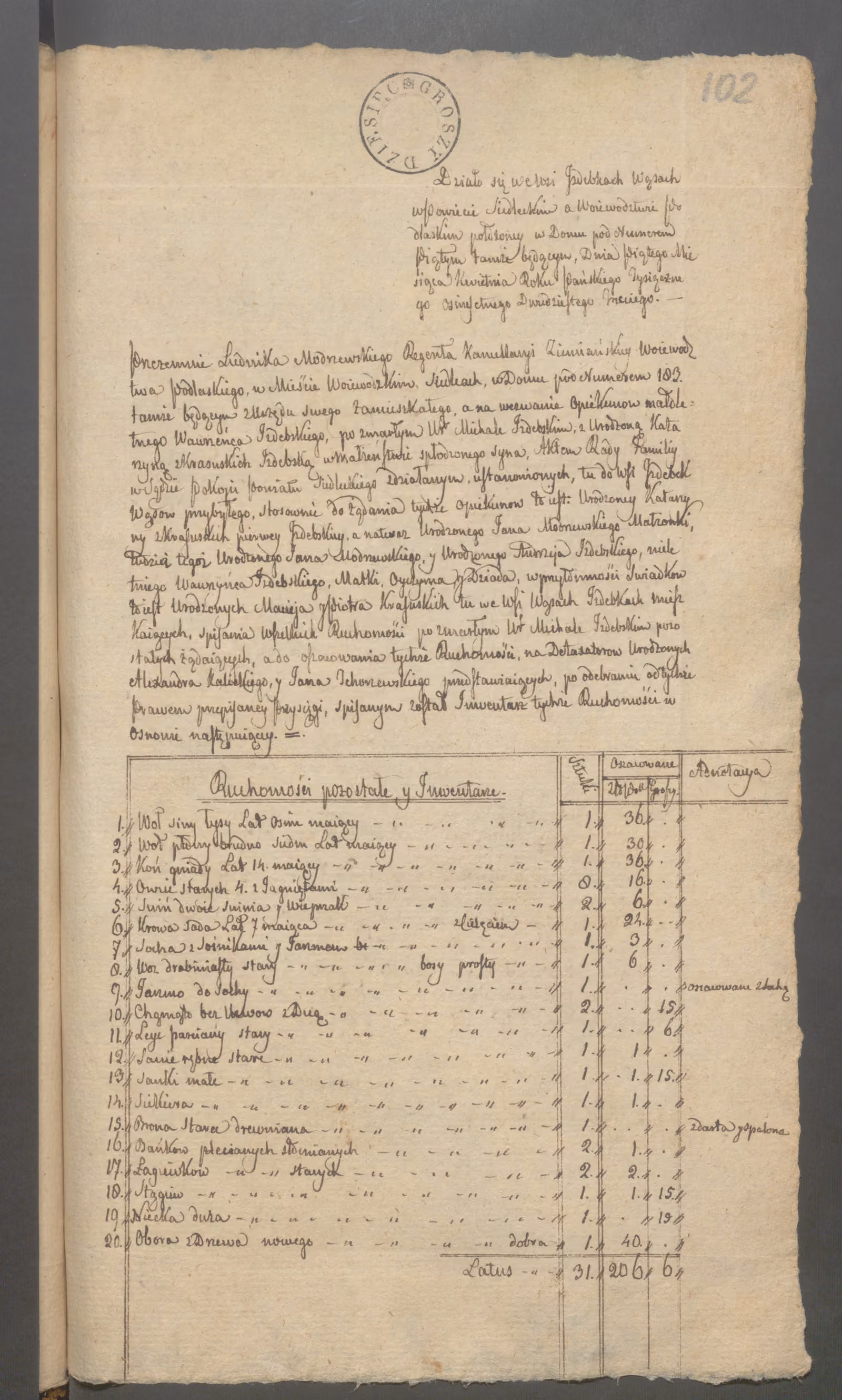 Modrzewski 48/1823, s. 1