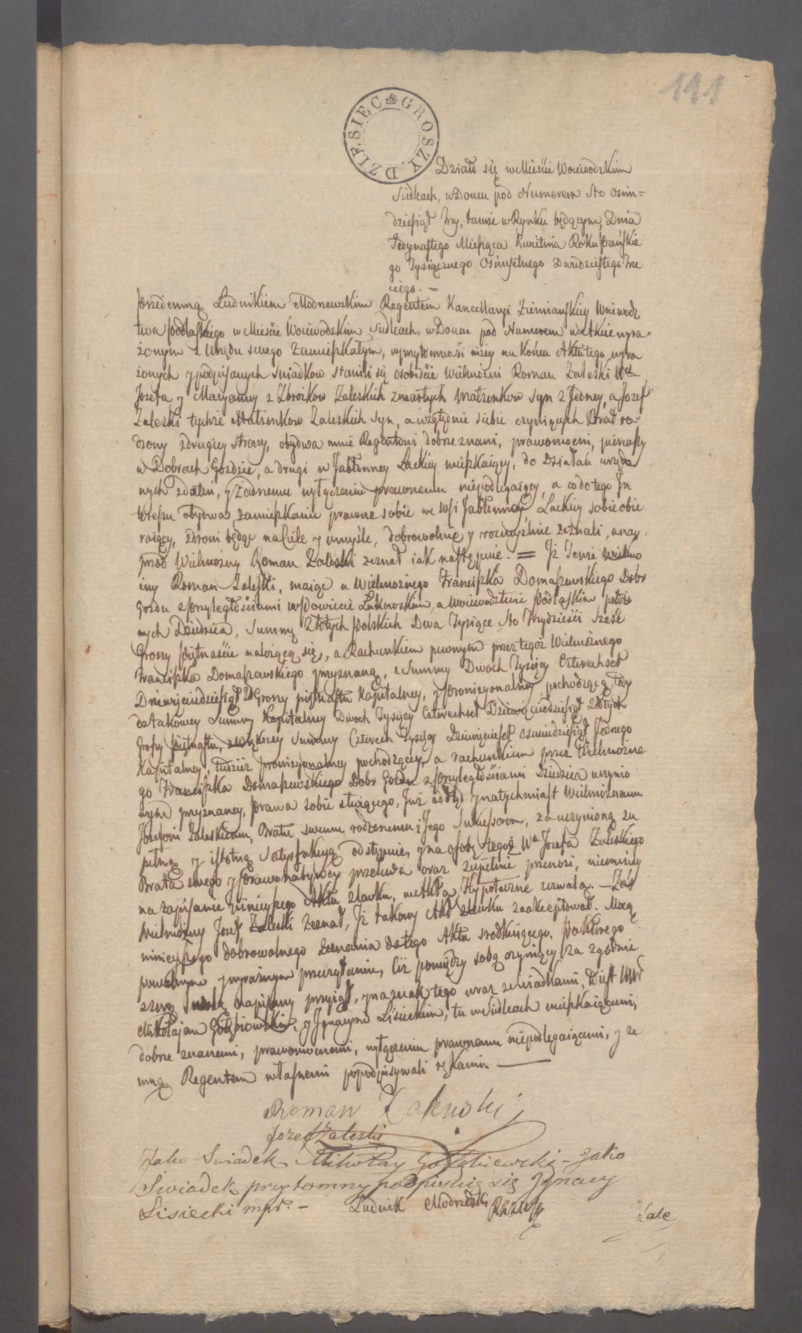 Modrzewski 52/1823, s. 1