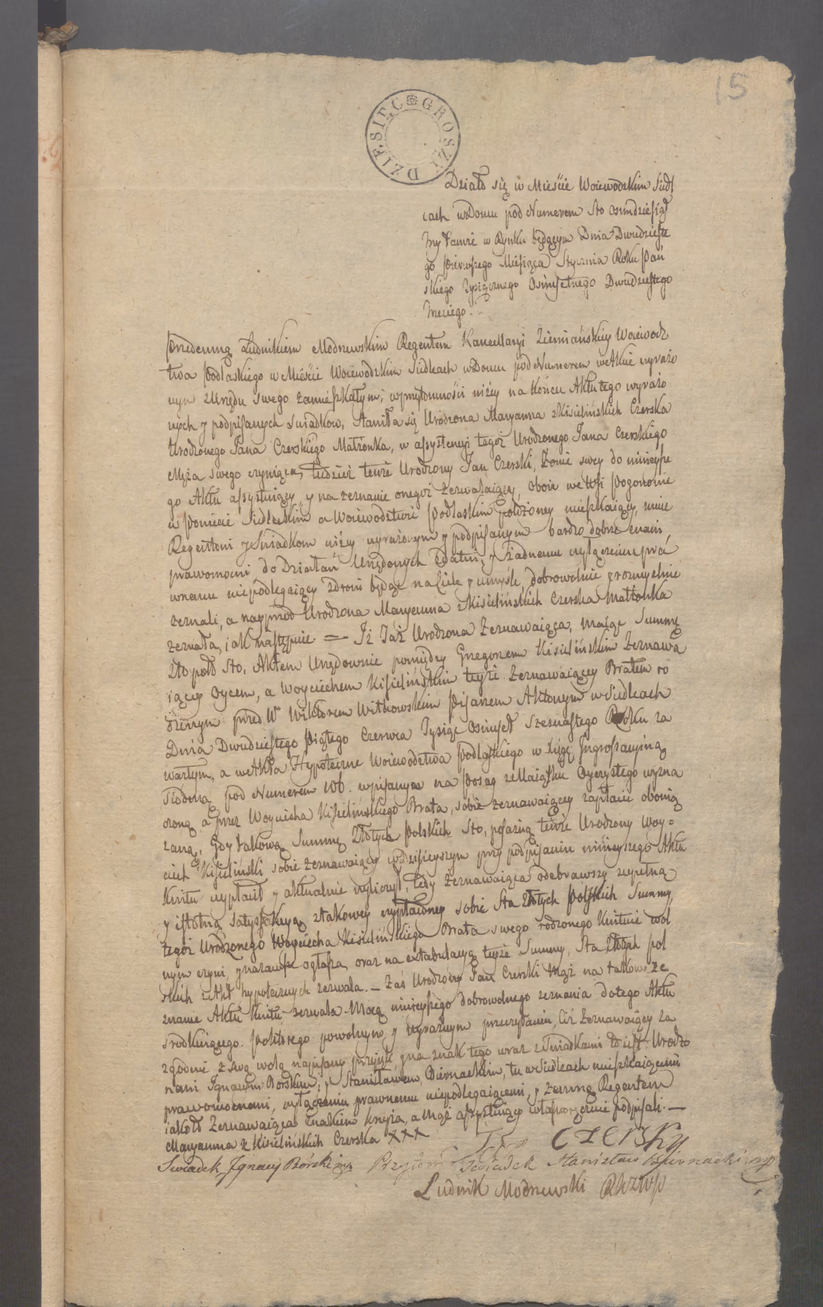 Modrzewski 8/1823, s. 1