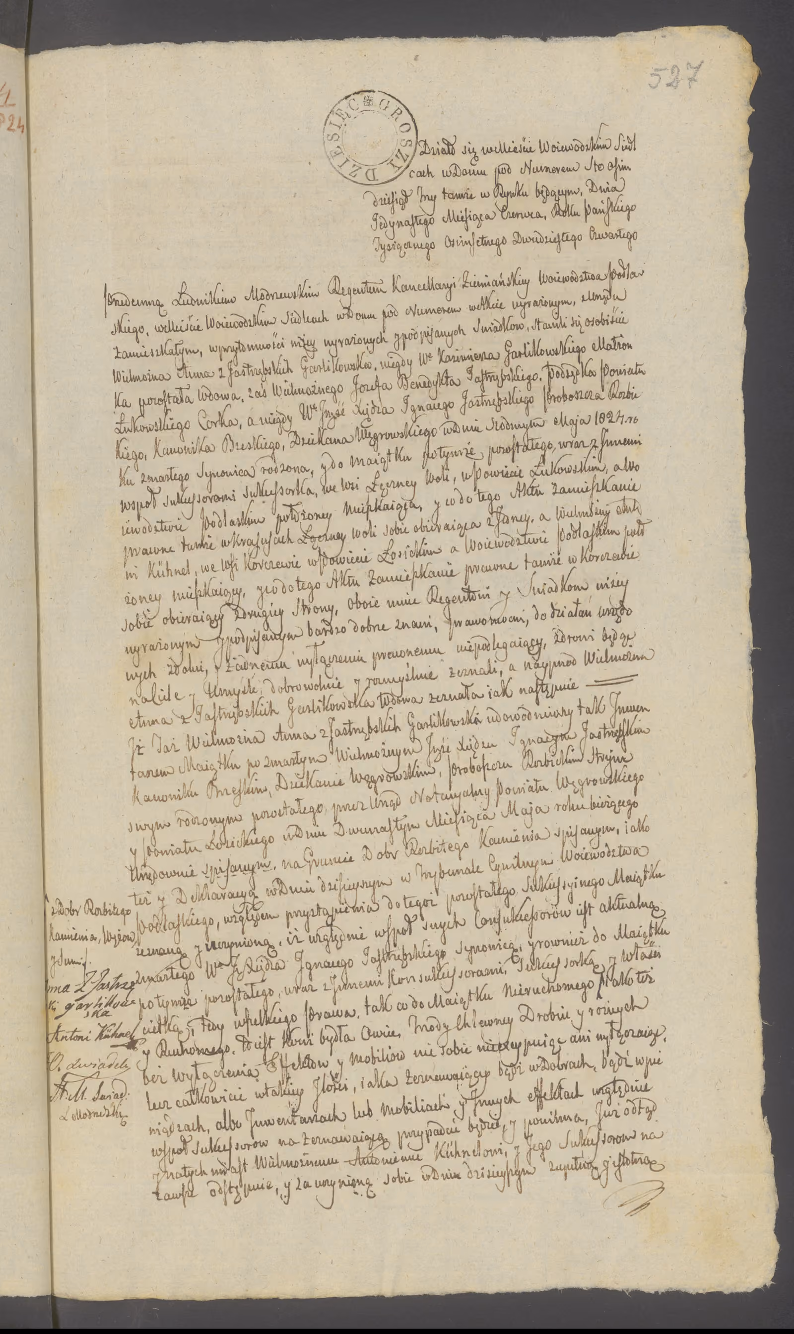 Modrzewski 145/1824, s. 1