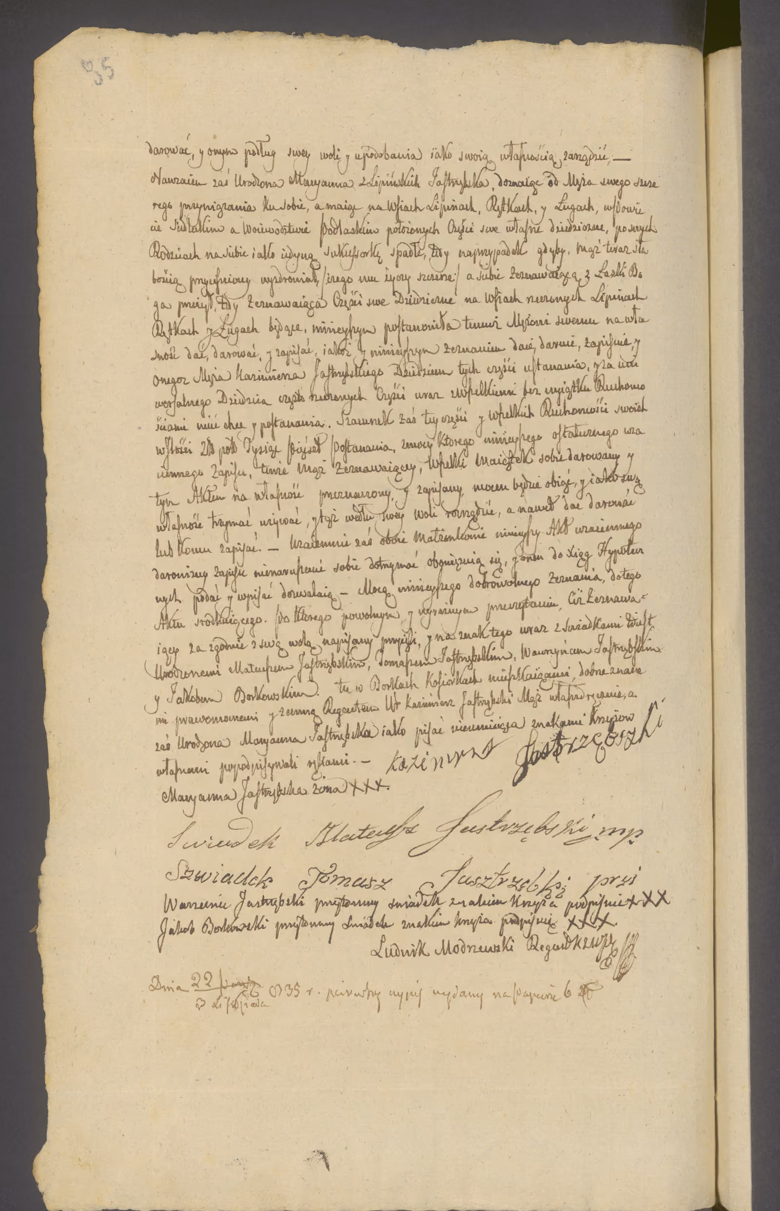 Modrzewski 28/1825, s. 1