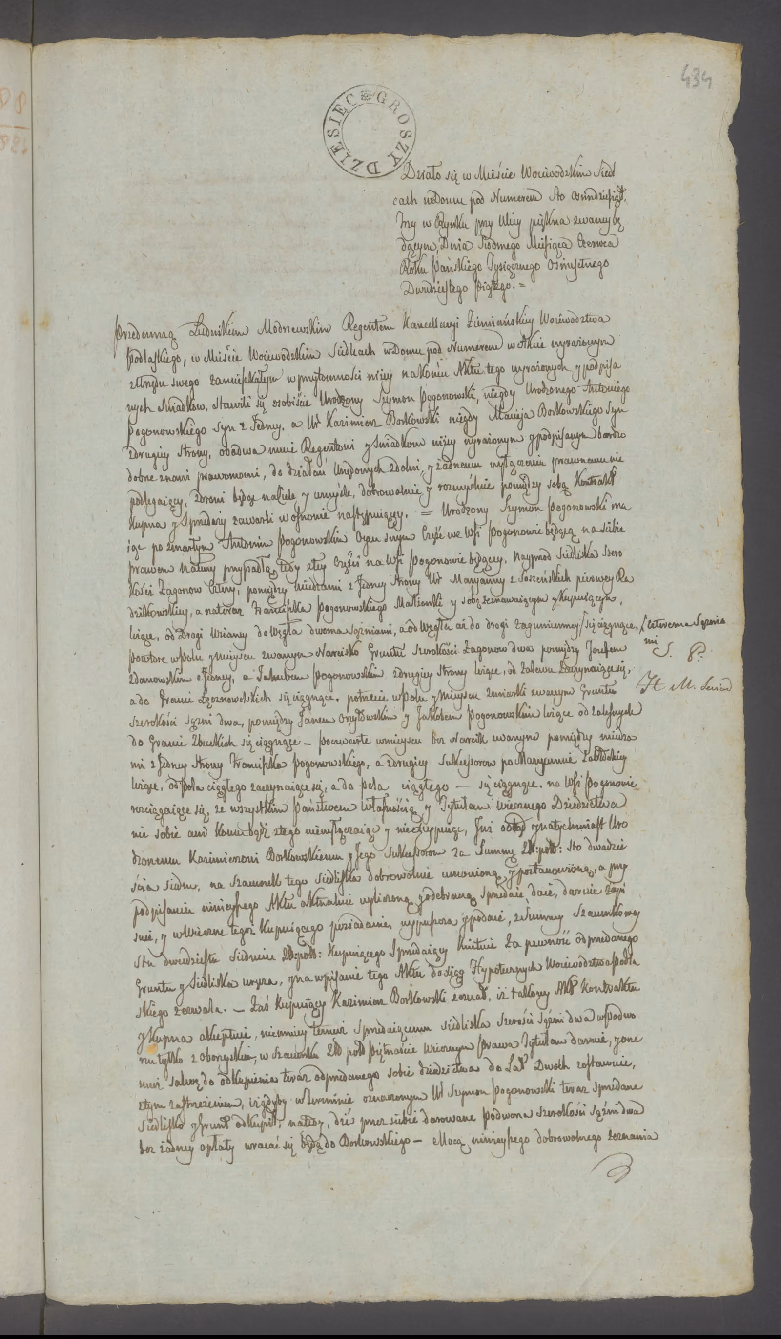 Modrzewski 89/1825, s. 1