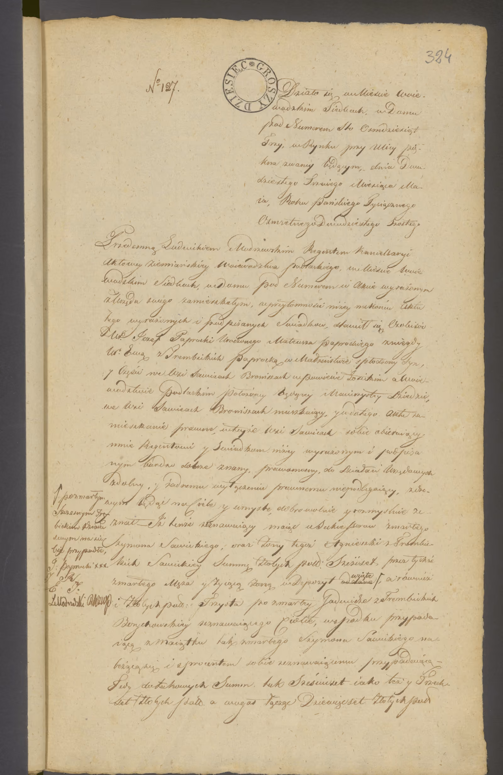 Modrzewski 127/1826, s. 1