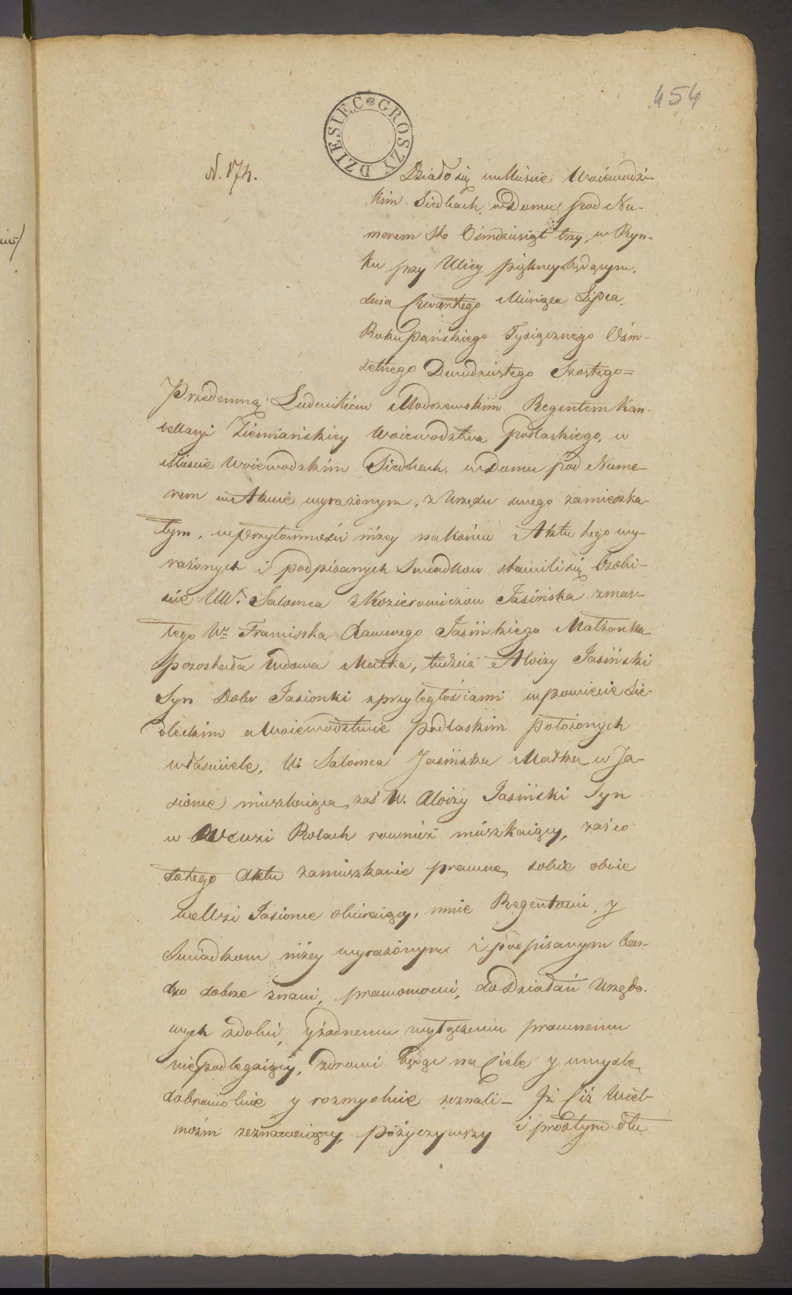 Modrzewski 174/1826, s. 1