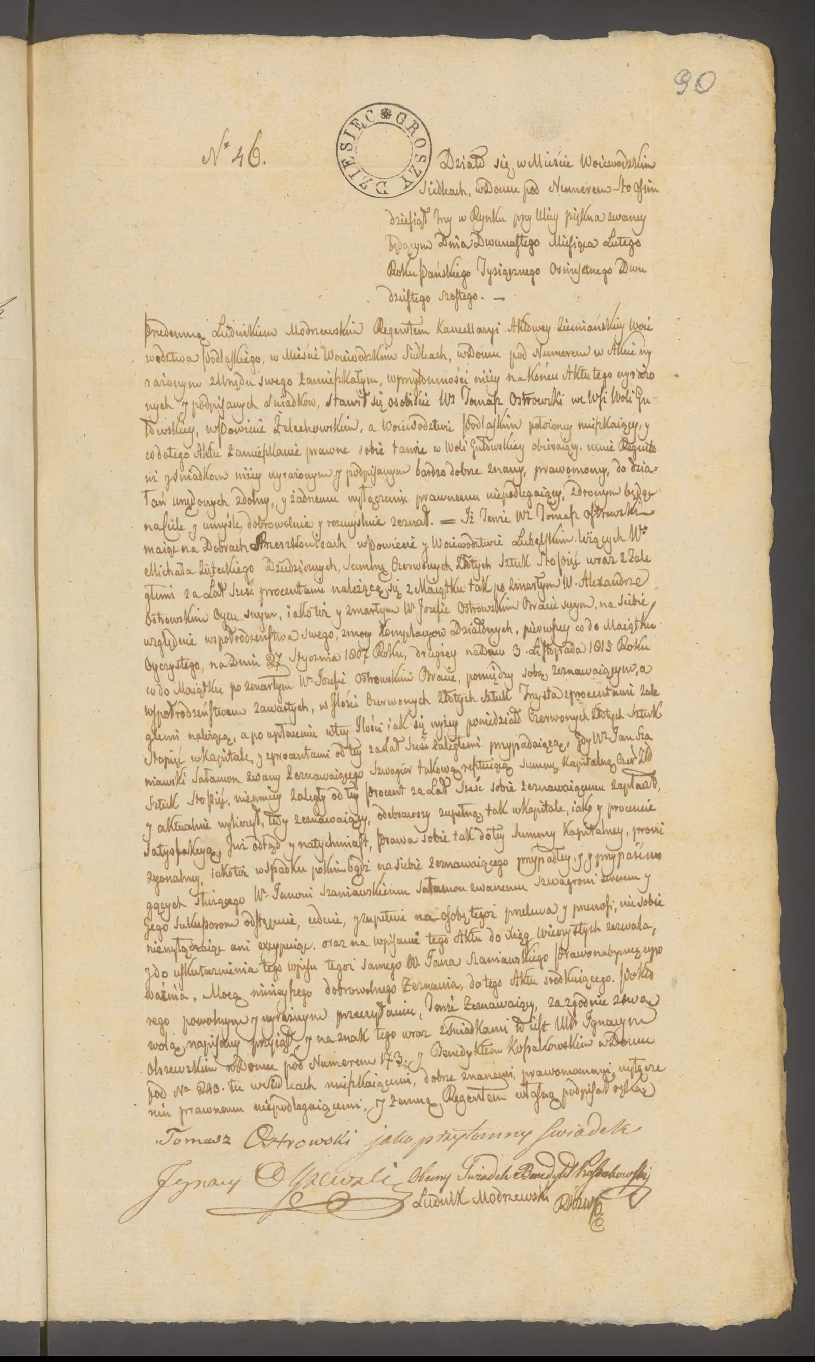 Modrzewski 46/1826, s. 1