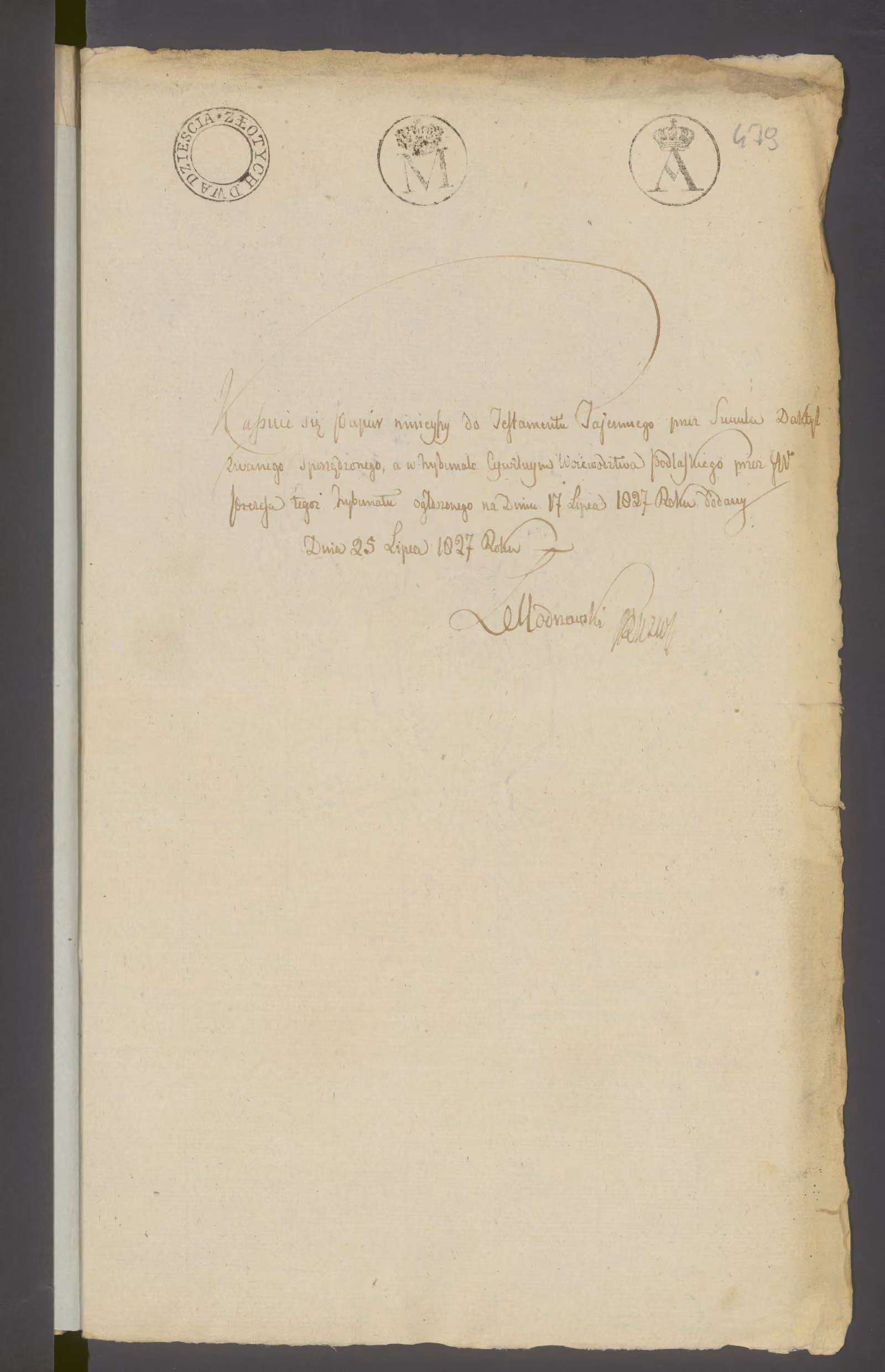 Modrzewski 163/1827, s. 7