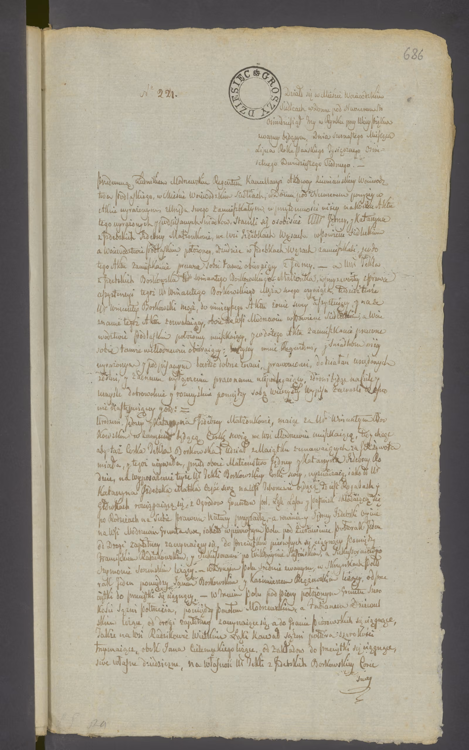 Modrzewski 221/1827, s. 1