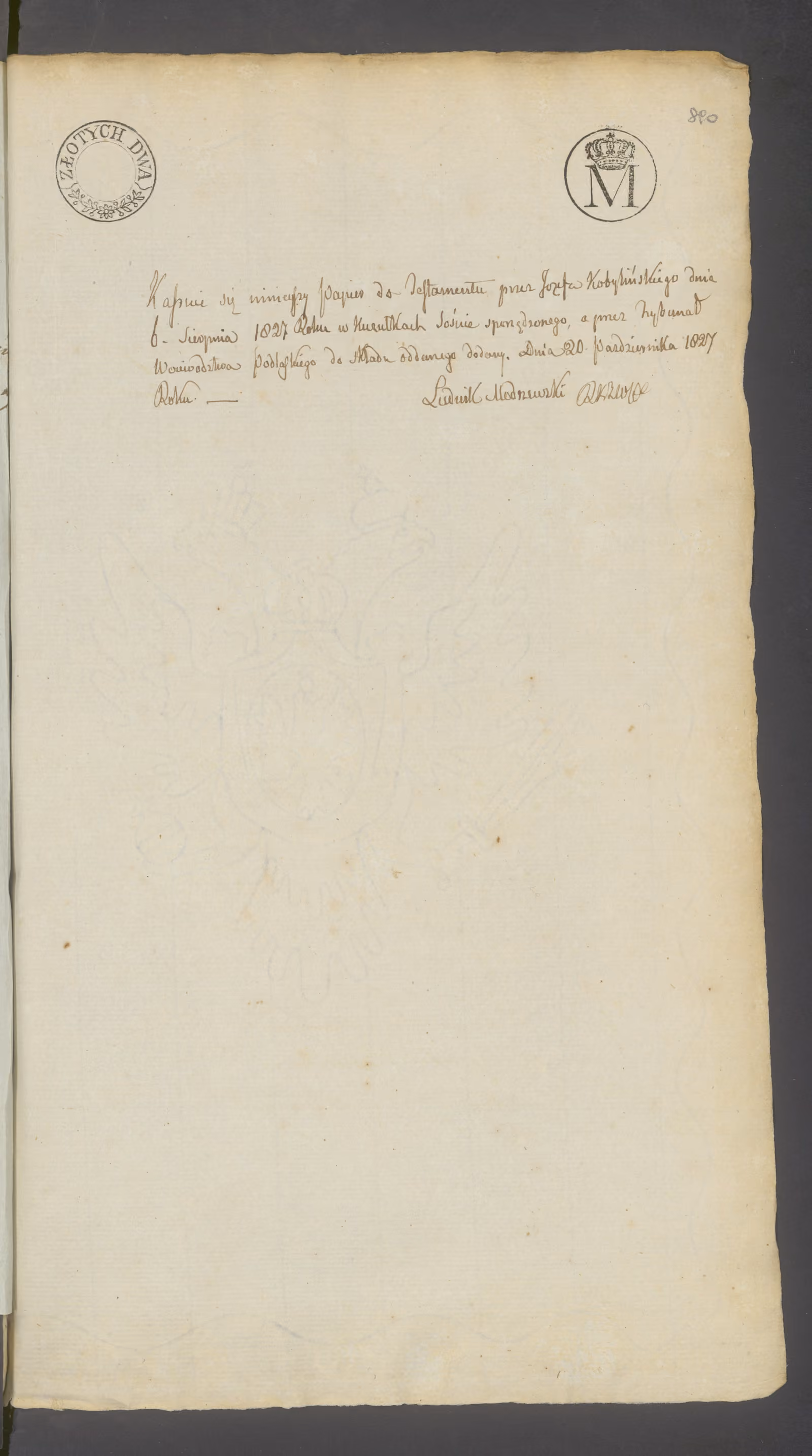 Modrzewski 291/1827, s. 3