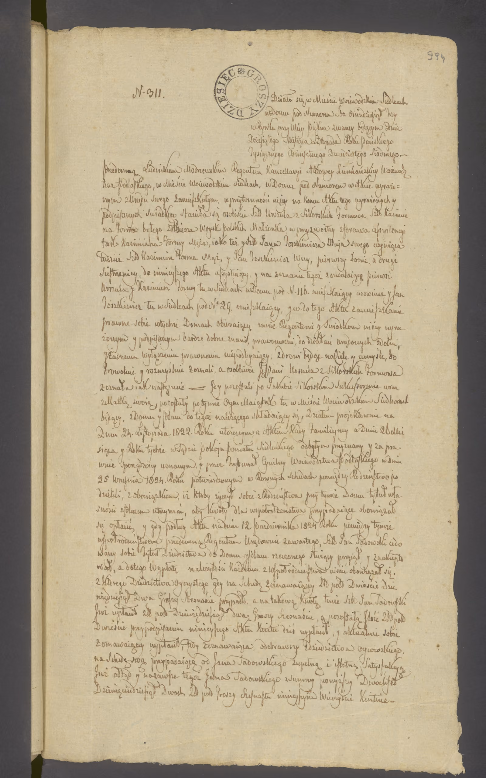 Modrzewski 311/1827, s. 1