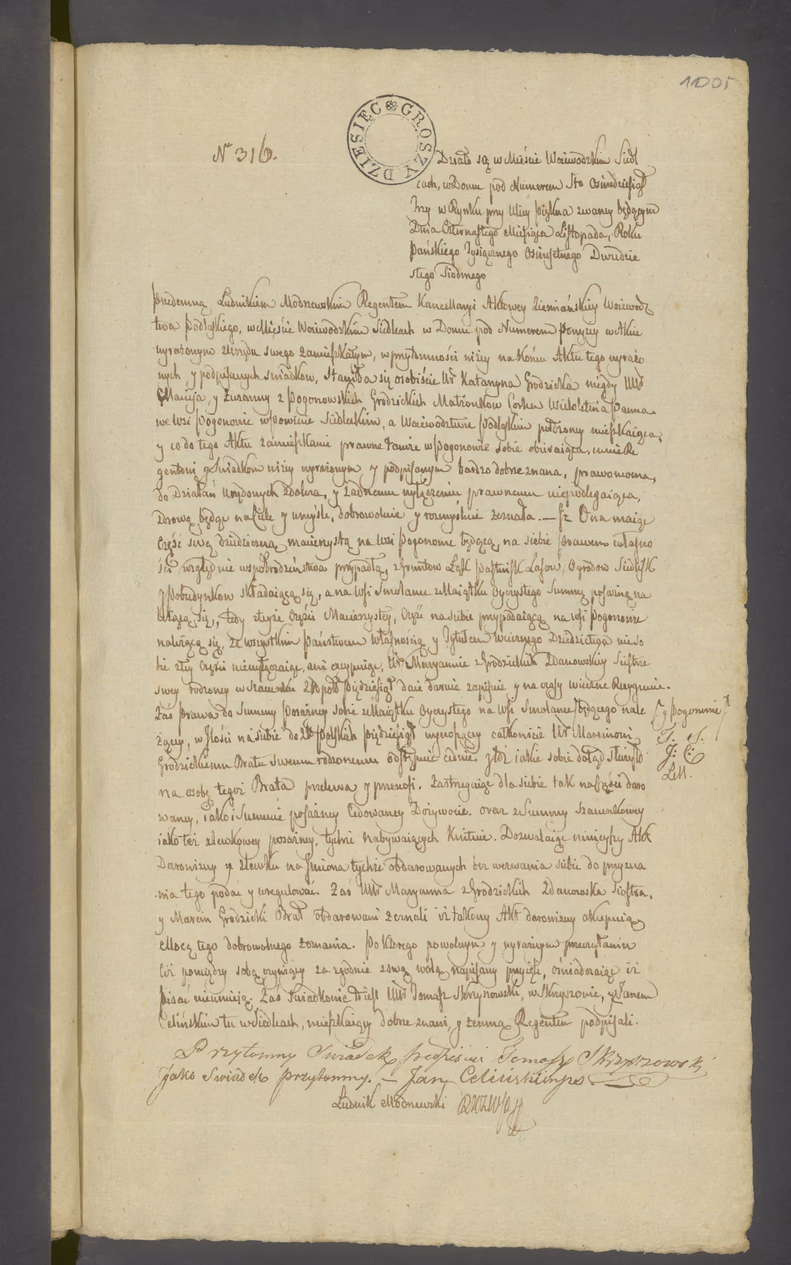 Modrzewski 316/1827, s. 1