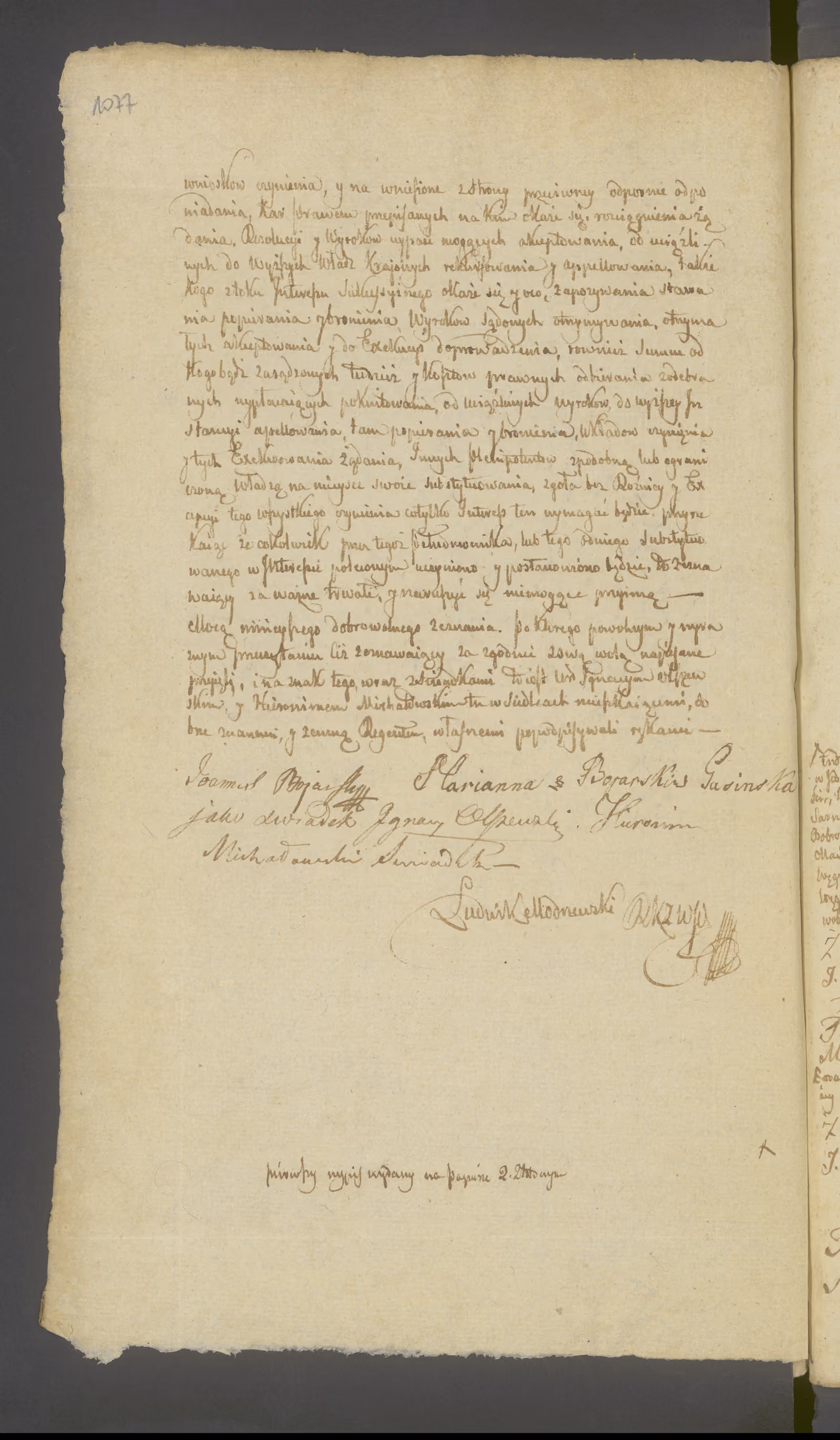 Modrzewski 346/1827, s. 2