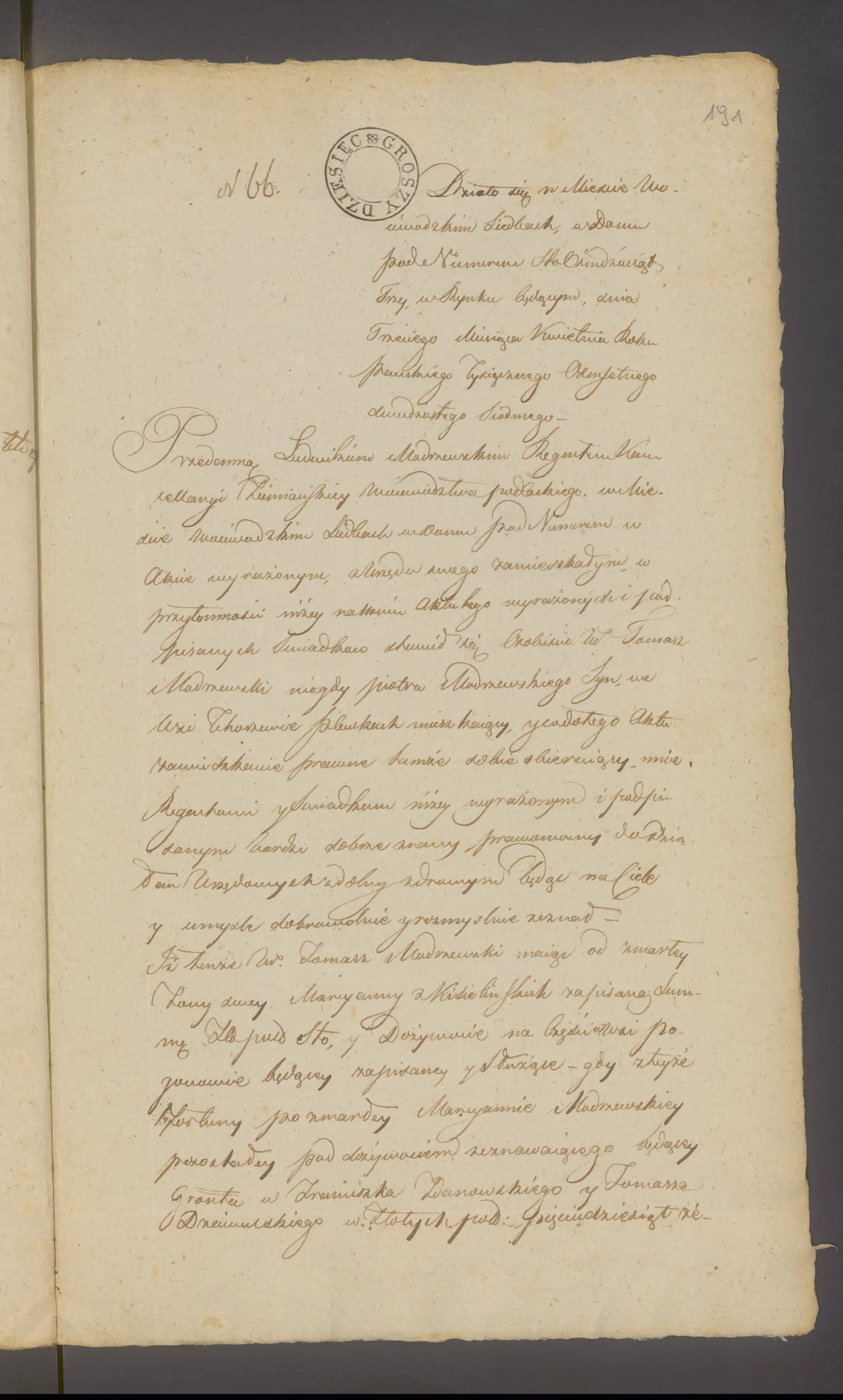 Modrzewski 66/1827, s. 1