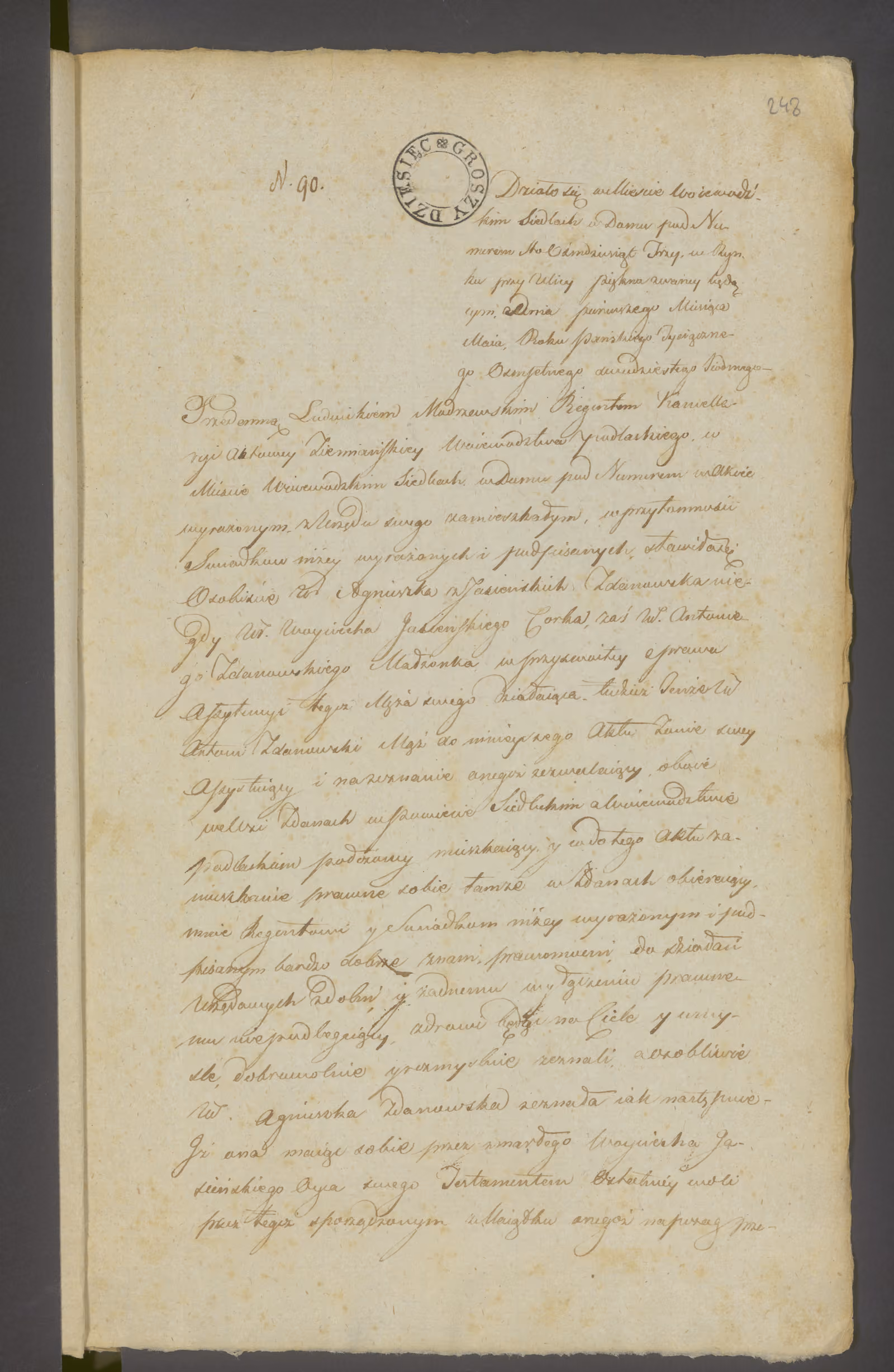 Modrzewski 90/1827, s. 1