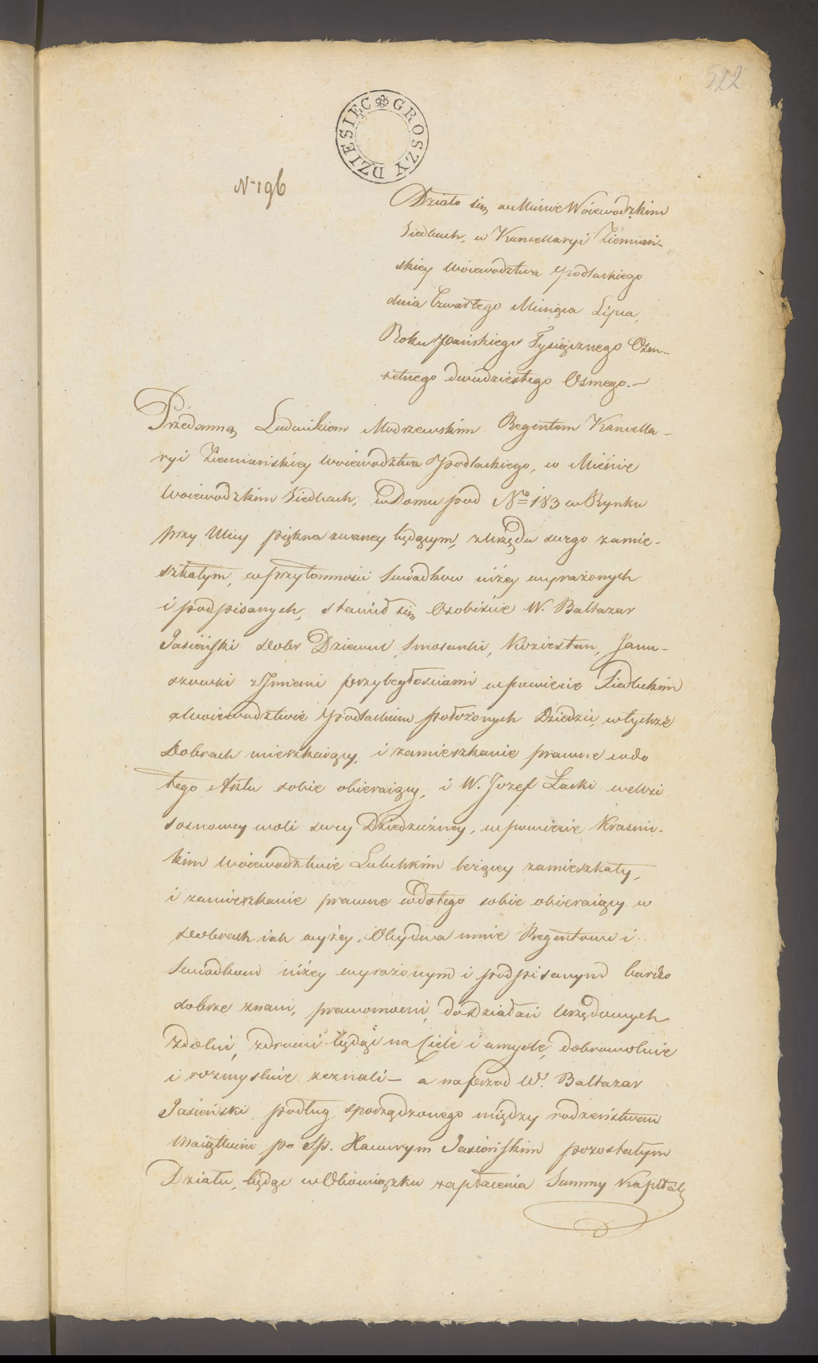 Modrzewski 196/1828, s. 1