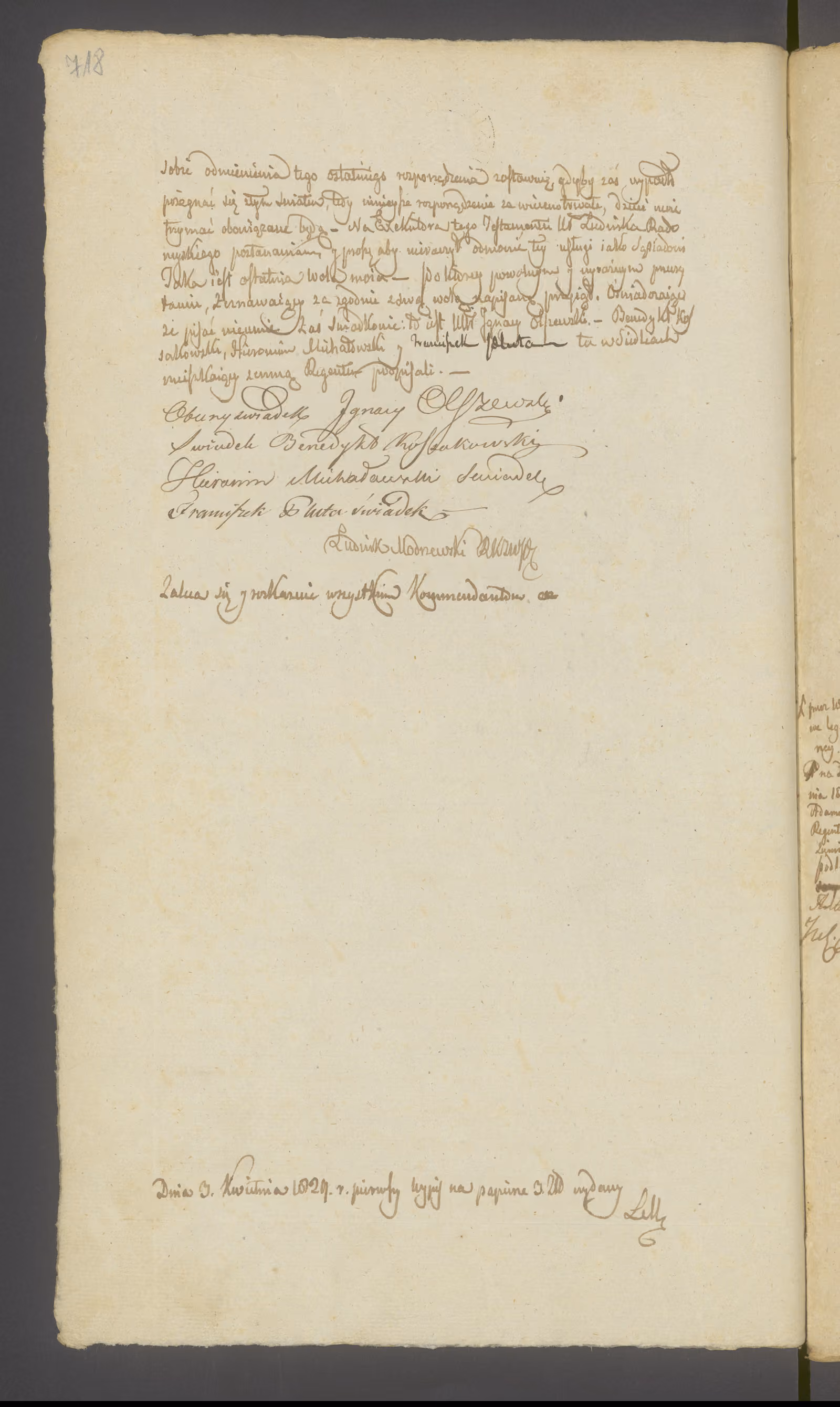 Modrzewski 255/1828, s. 2