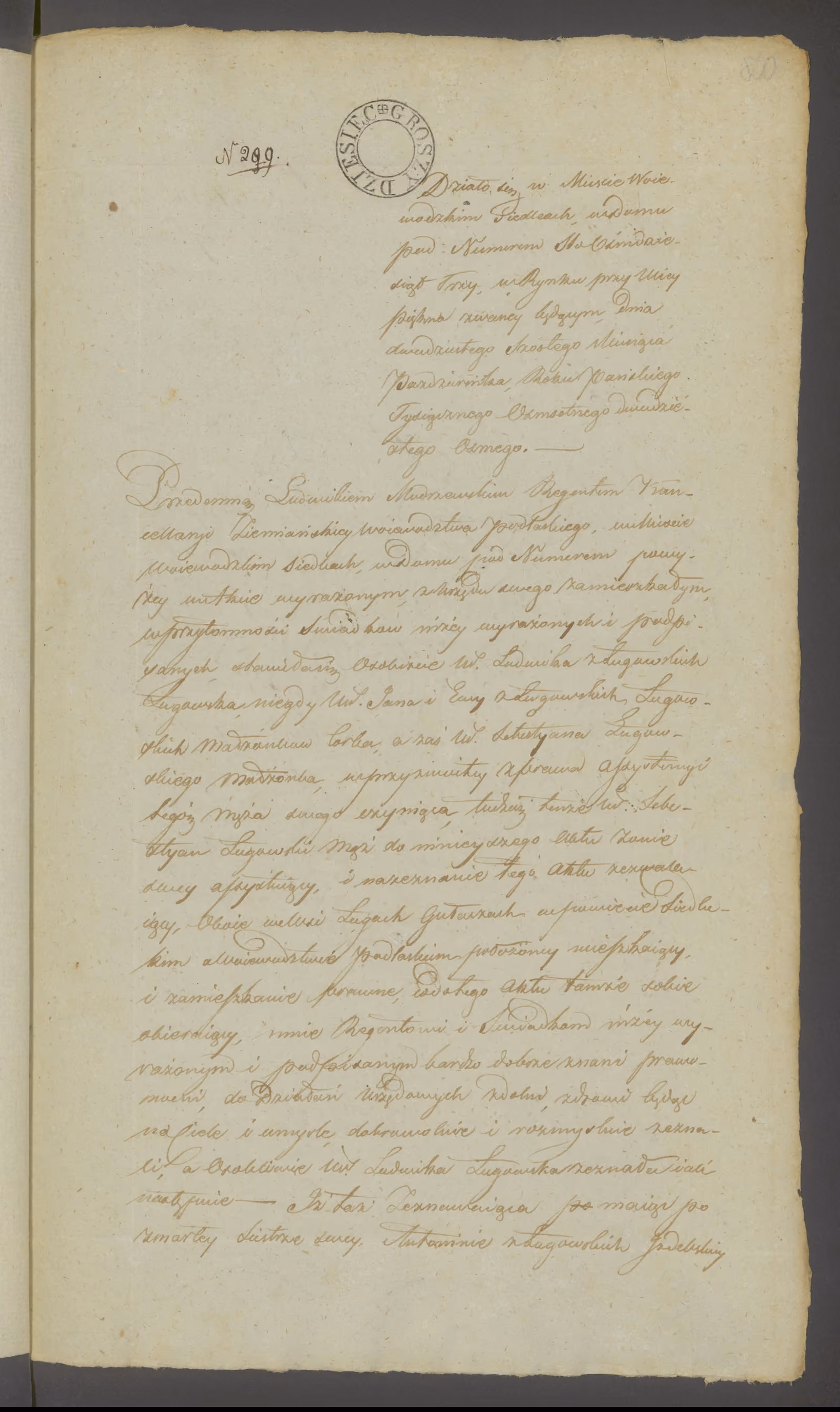 Modrzewski 289/1828, s. 1