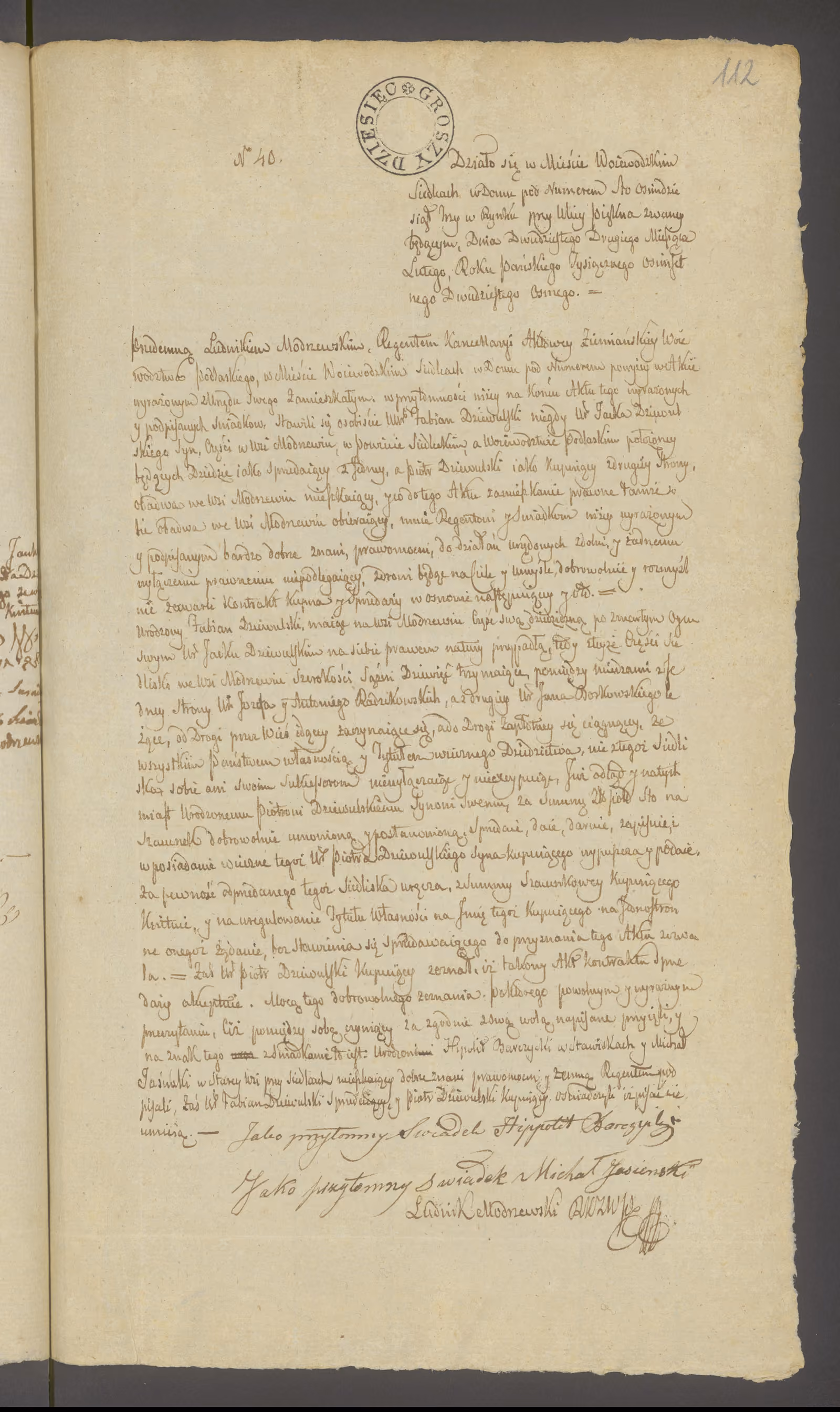 Modrzewski 40/1828, s. 1