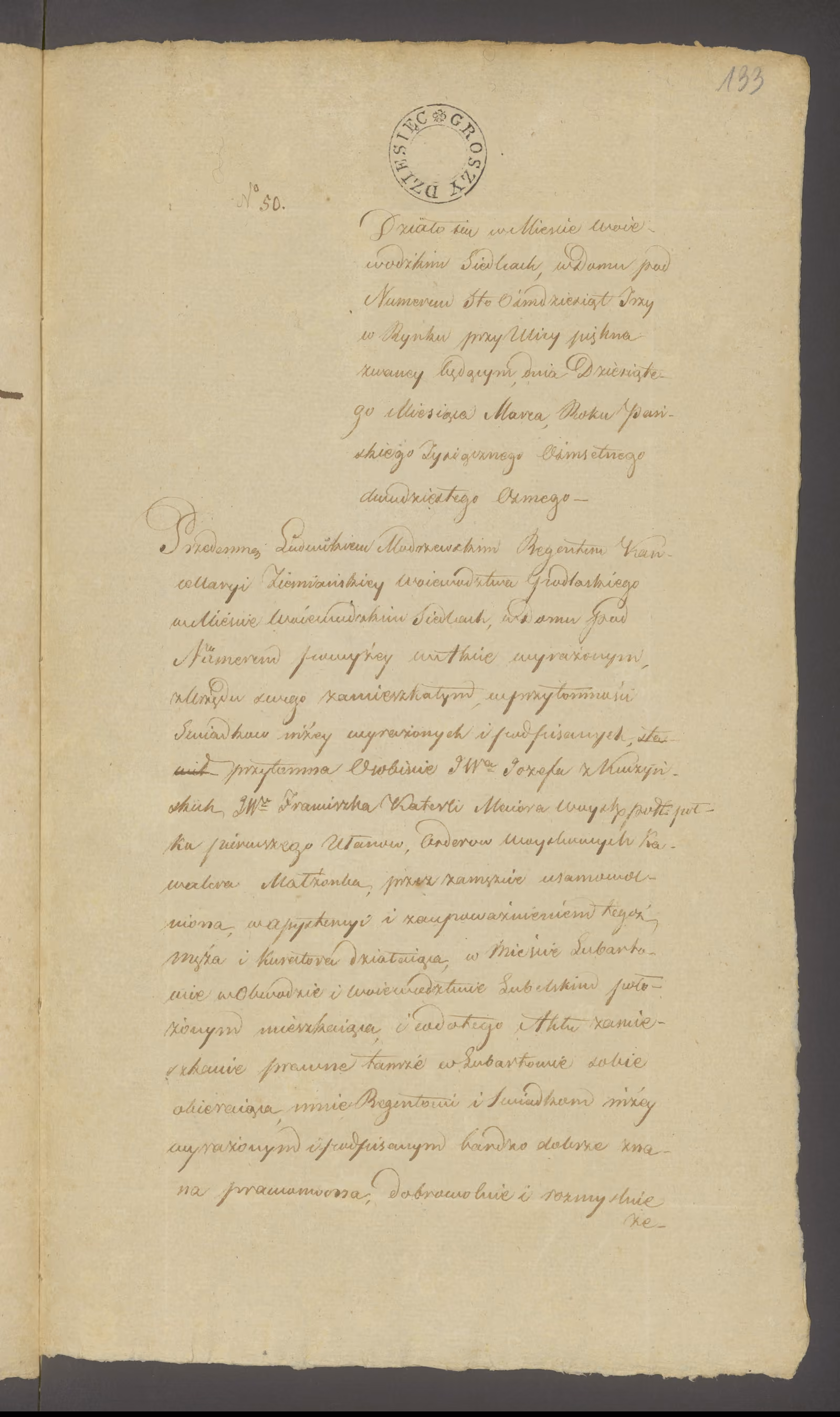 Modrzewski 50/1828, s. 1