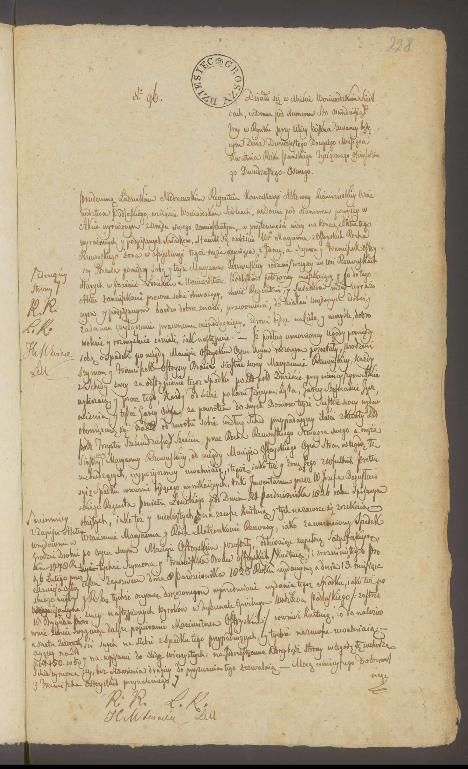 Modrzewski 96/1828, s. 1