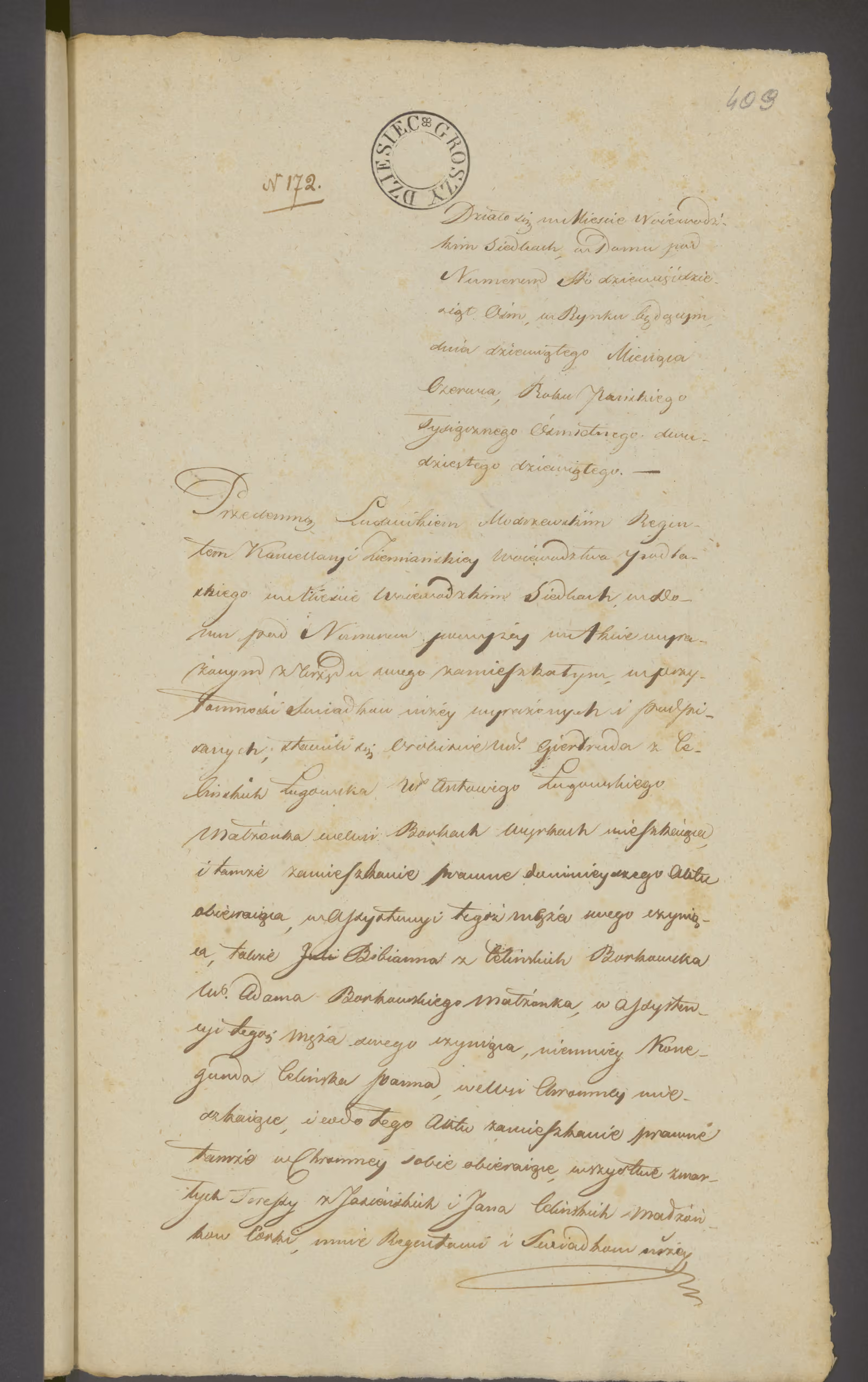 Modrzewski 172/1829, s. 2