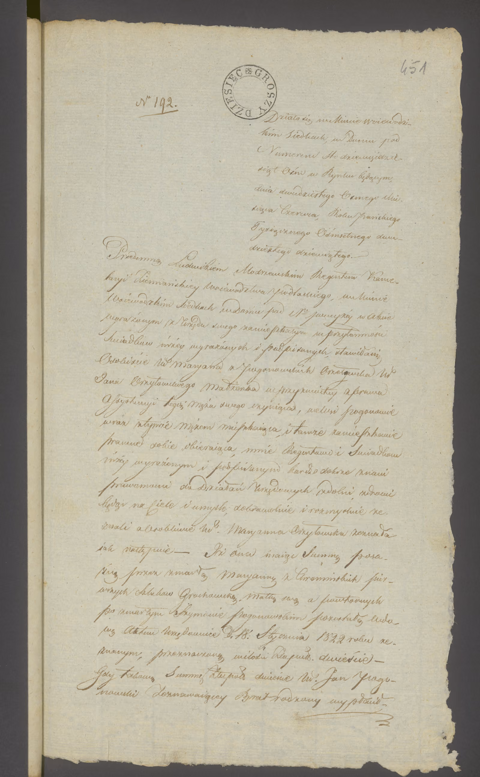 Modrzewski 192/1829, s. 1