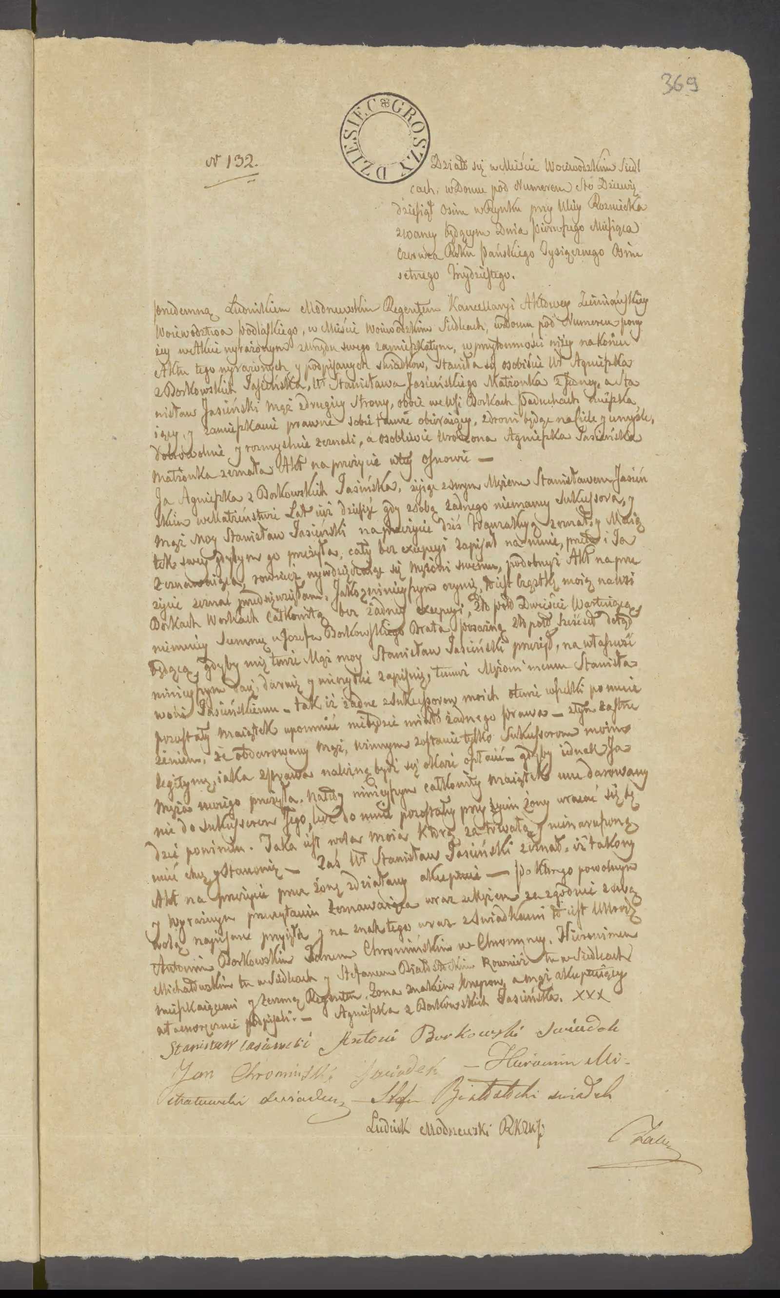 Modrzewski 132/1830, s. 1