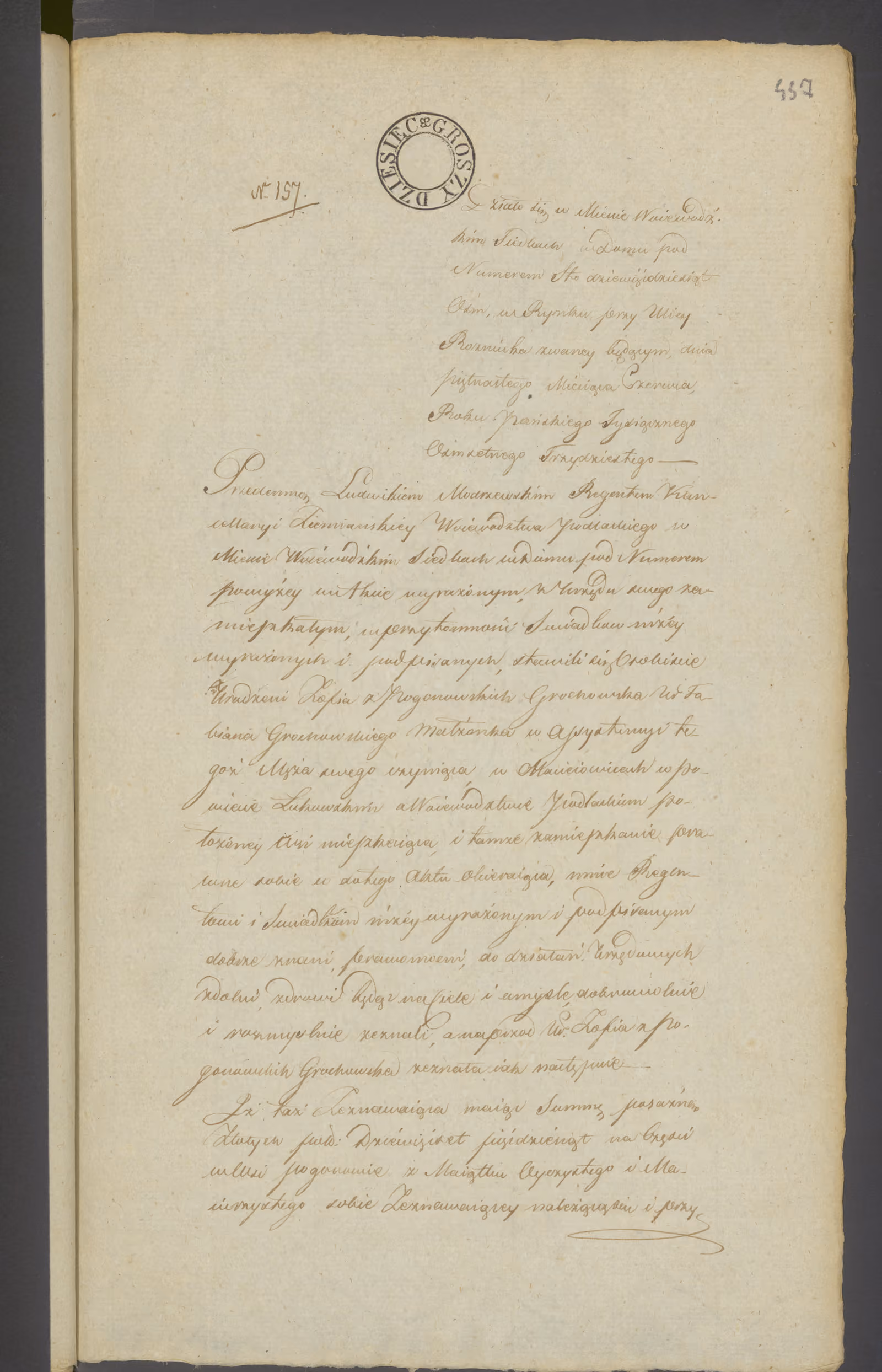 Modrzewski 157/1830, s. 1