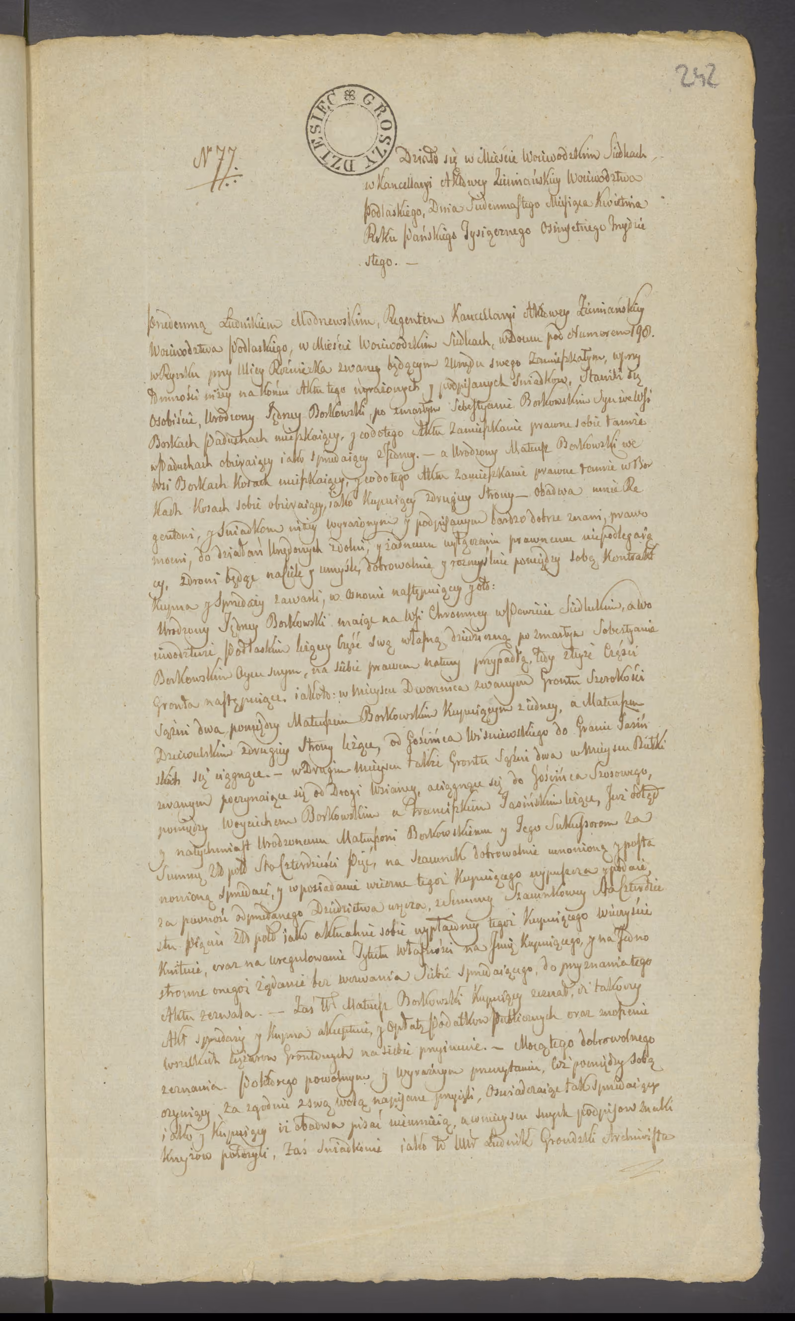 Modrzewski 77/1830, s. 1