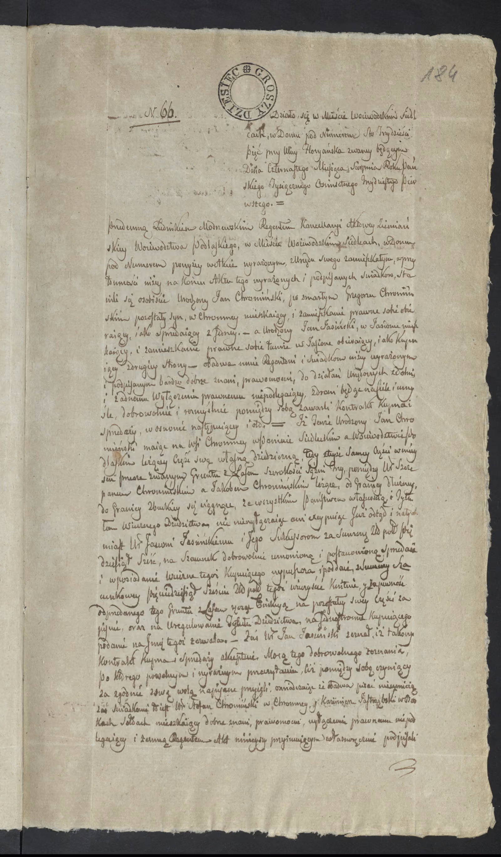 Modrzewski 66/1831, s. 1