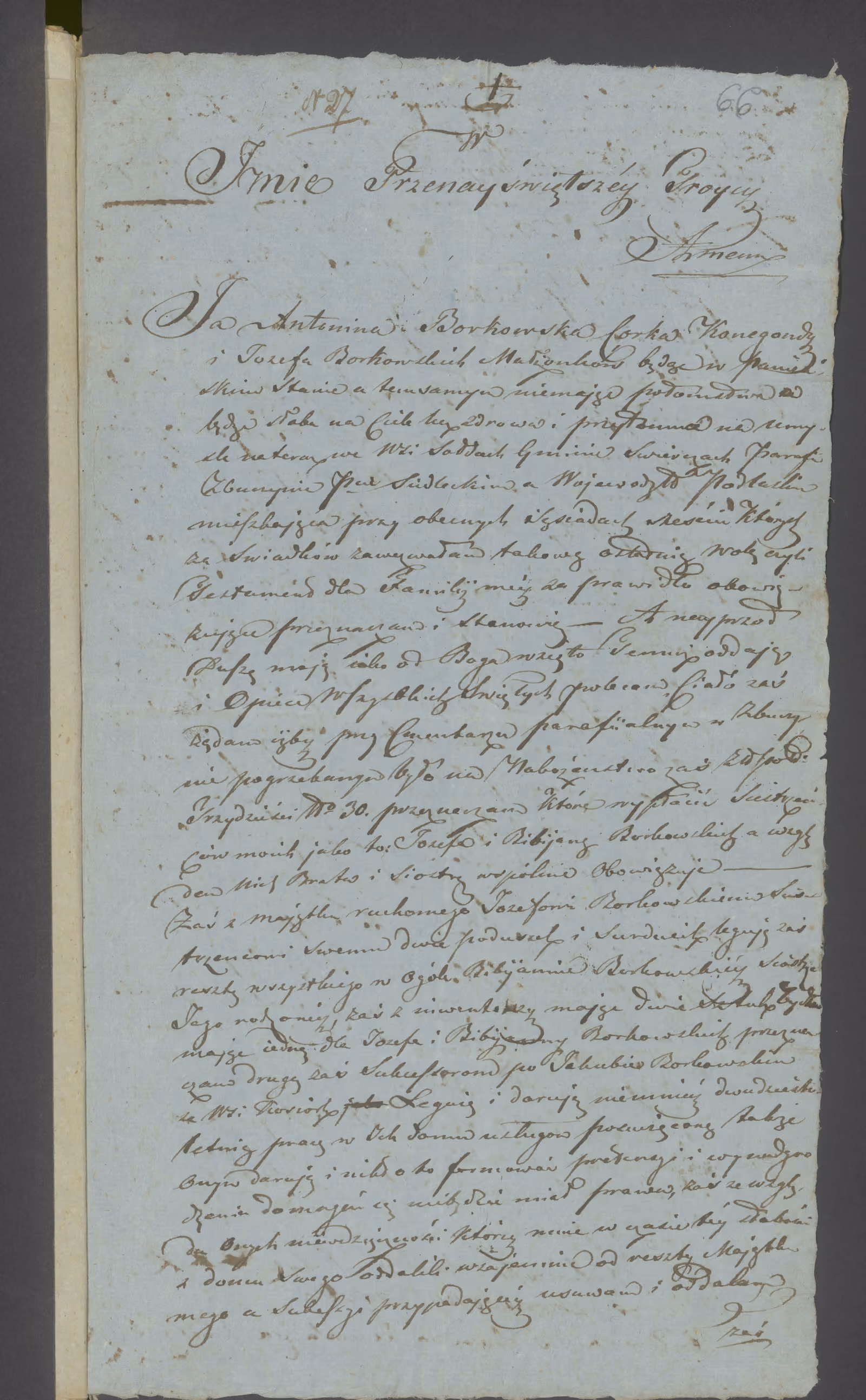 Modrzewski 27/1832, s. 1