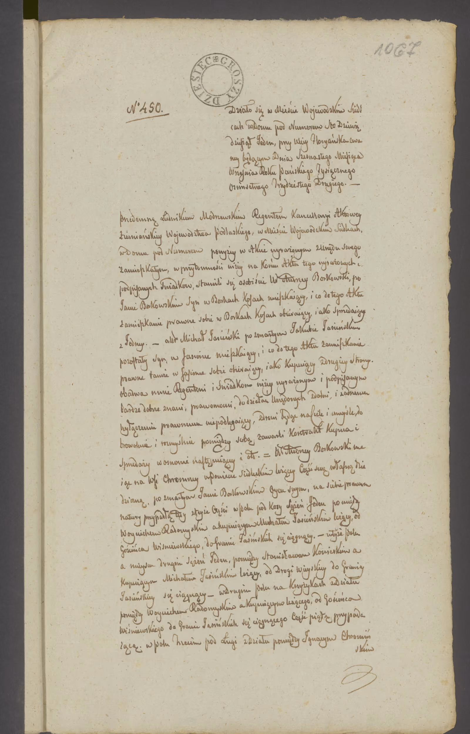 Modrzewski 450/1832, s. 1