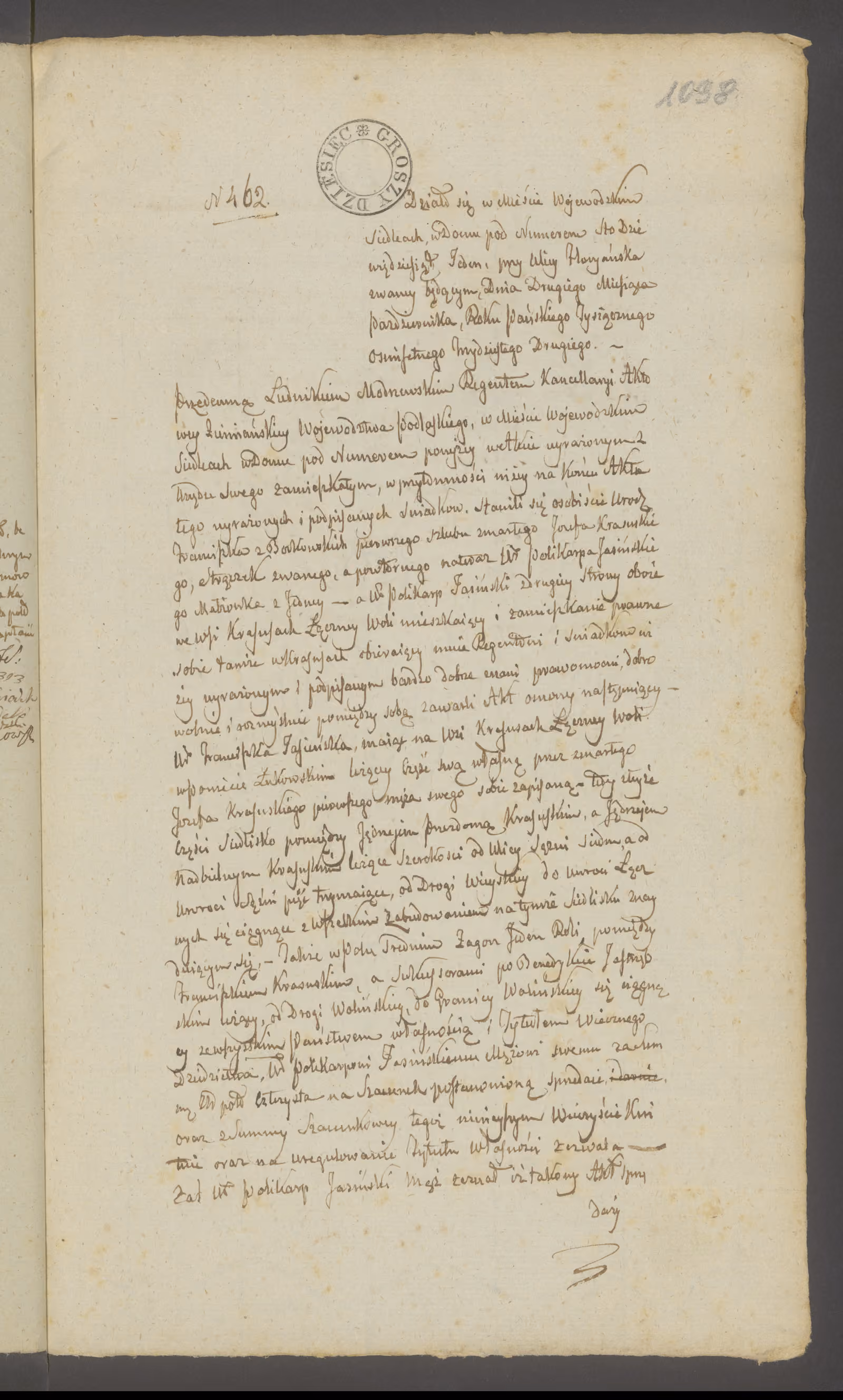 Modrzewski 462/1832, s. 1