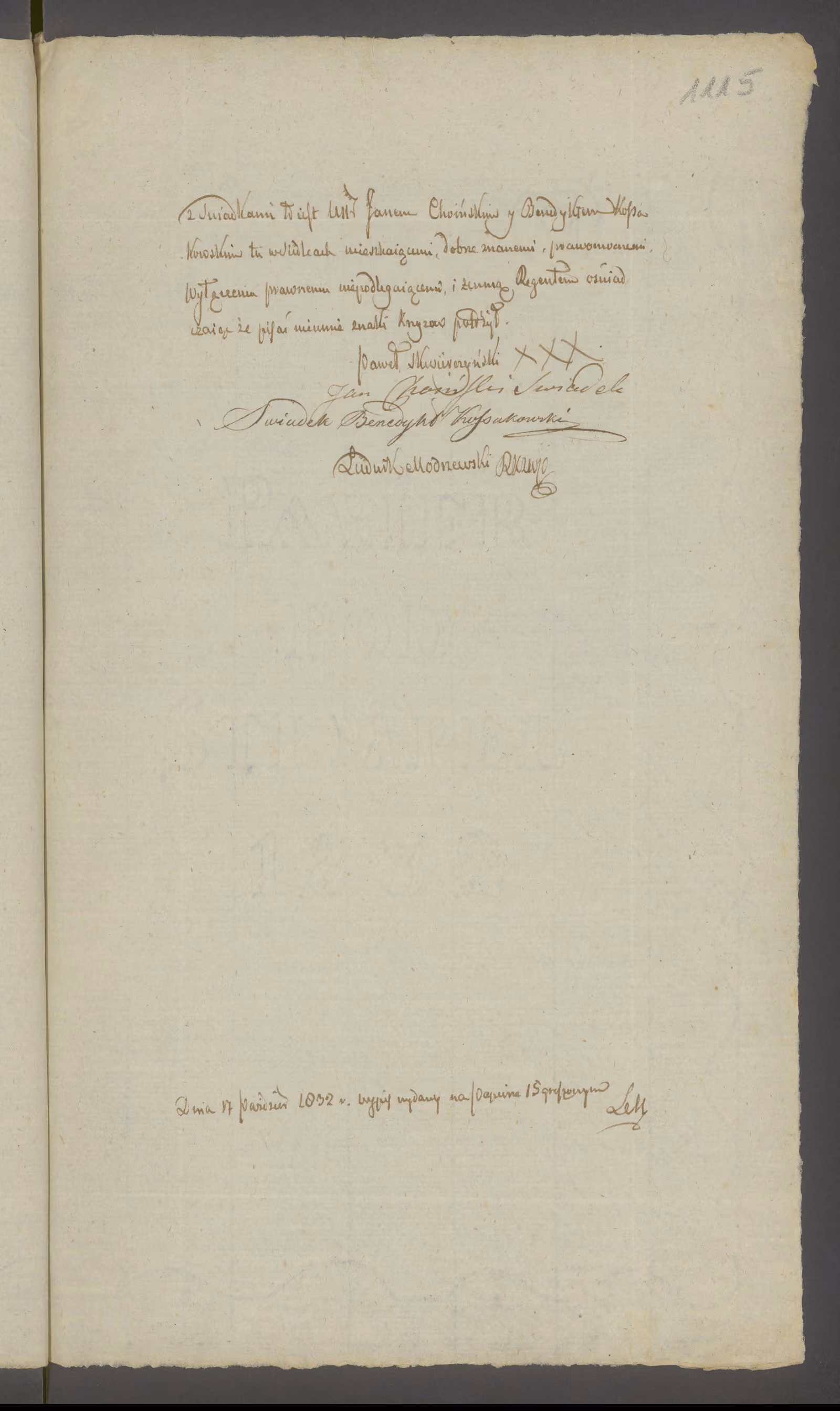 Modrzewski 469/1832, s. 3