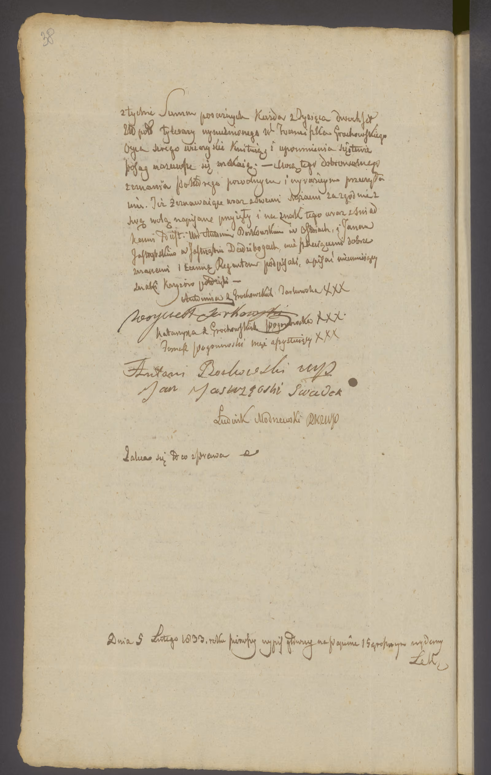 Modrzewski 20/1833, s. 2